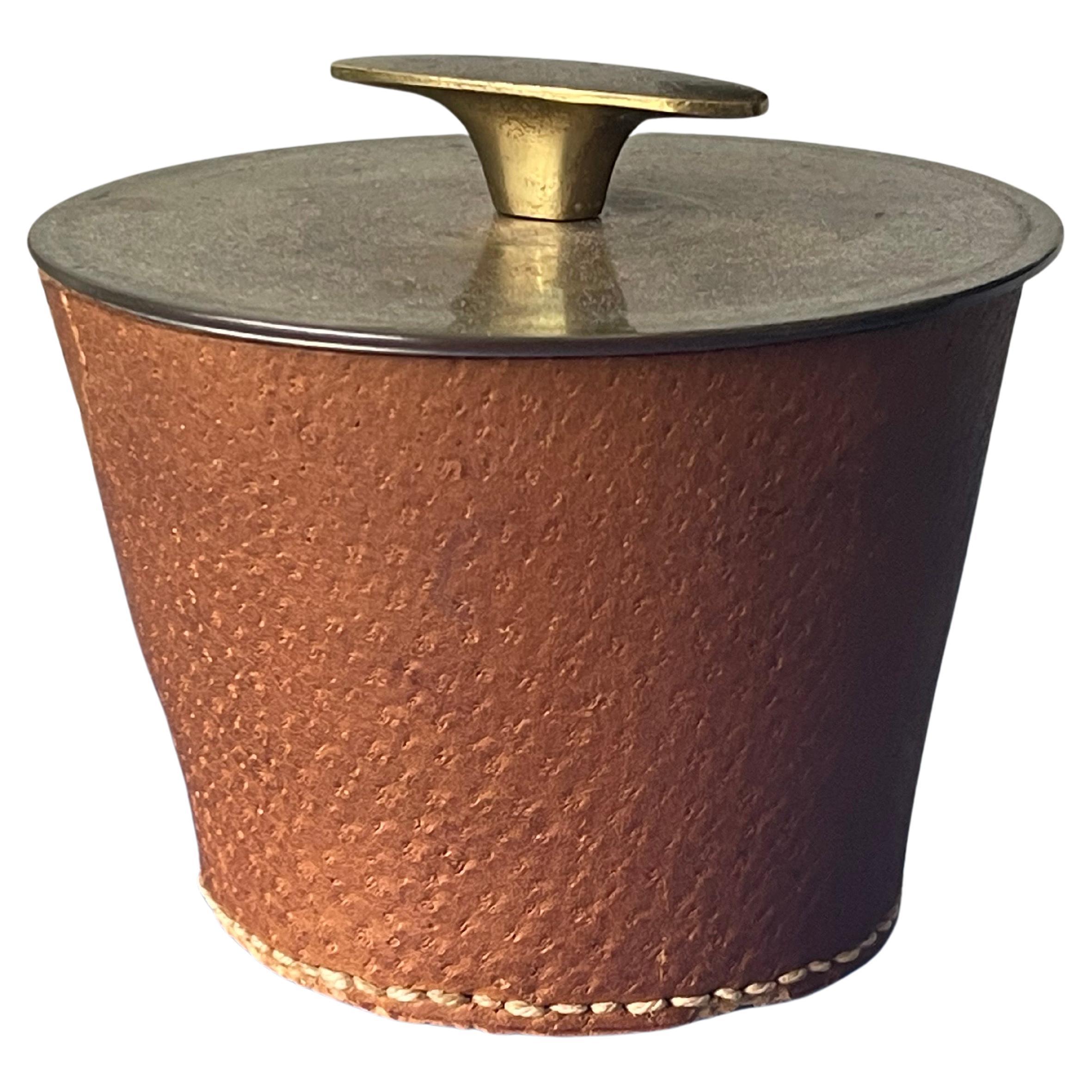 Carl Aubock Tobacco Tin Lidded Bowl Model 3617