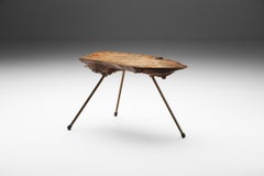 Carl Auböck 'Tree Trunk' Coffee Table in Walnut, Austria, circa 1955