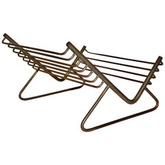 Carl Auböck Vintage Mid-Century Modern Brass Bookstand, 1950s, Austria