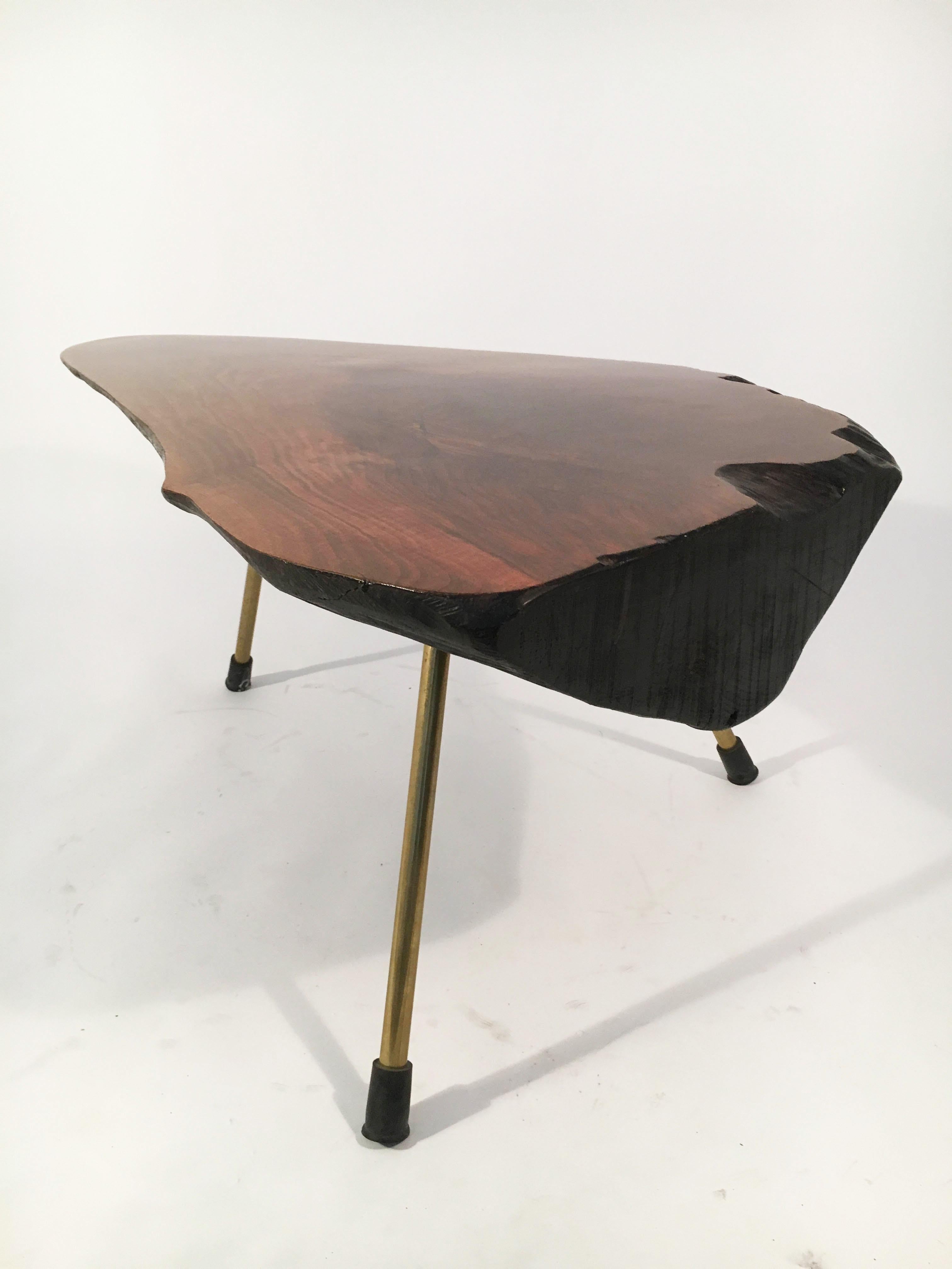 Carl Auböck Walnut Tree Trunk Table, Austria, 1950s For Sale 3