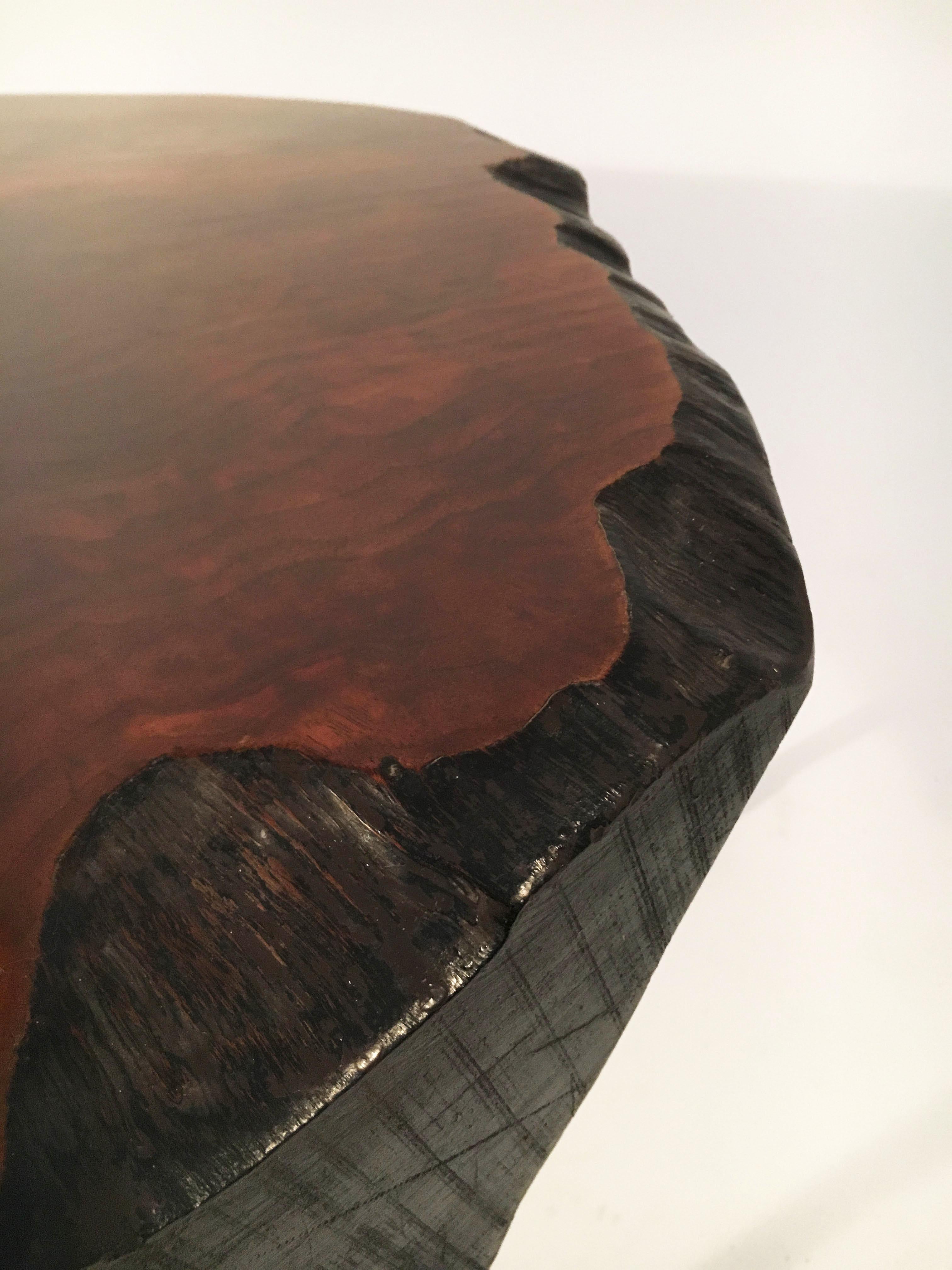 Carl Auböck Walnut Tree Trunk Table, Austria, 1950s For Sale 4