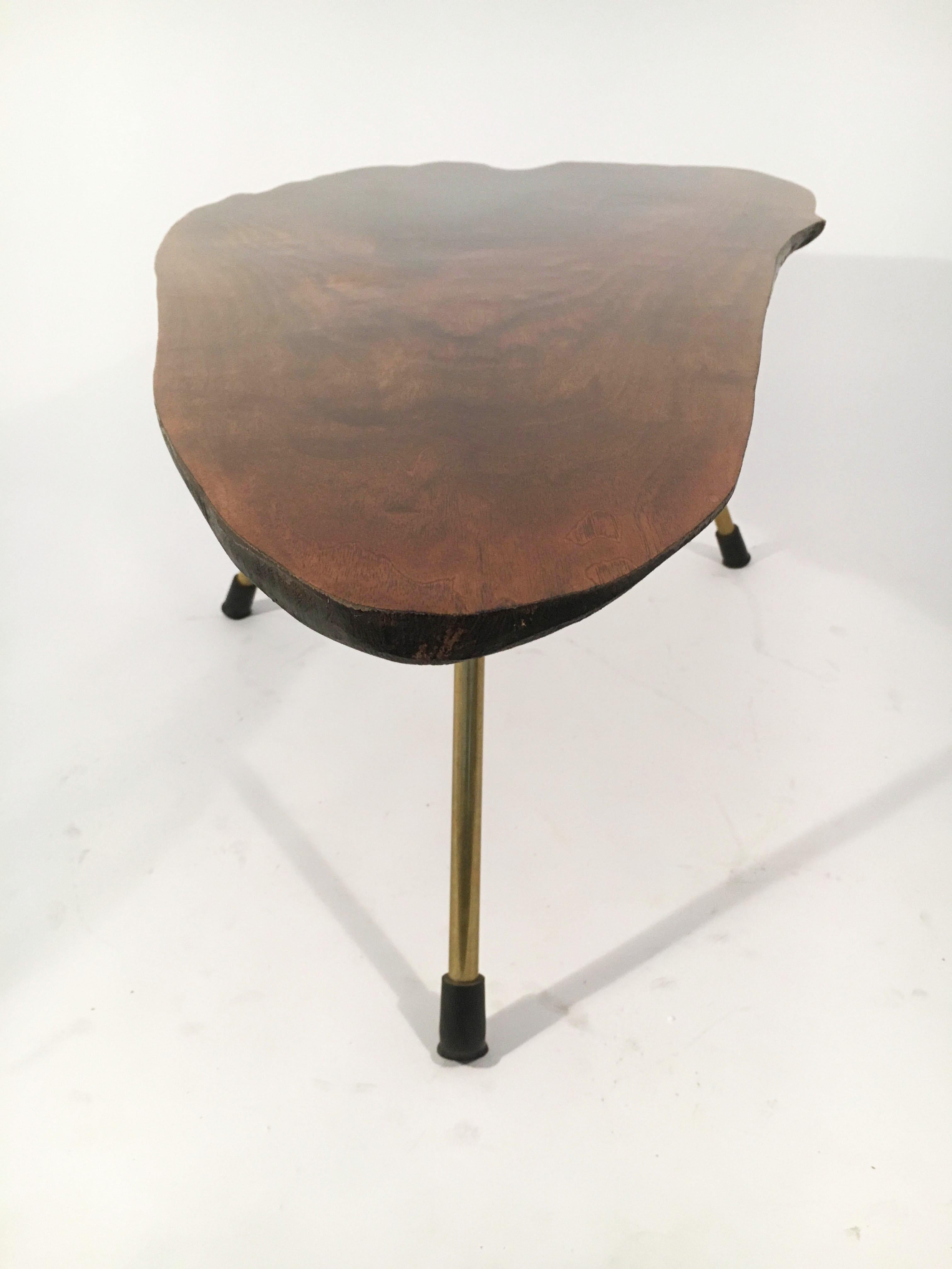 Carl Auböck Walnut Tree Trunk Table, Austria, 1950s For Sale 5