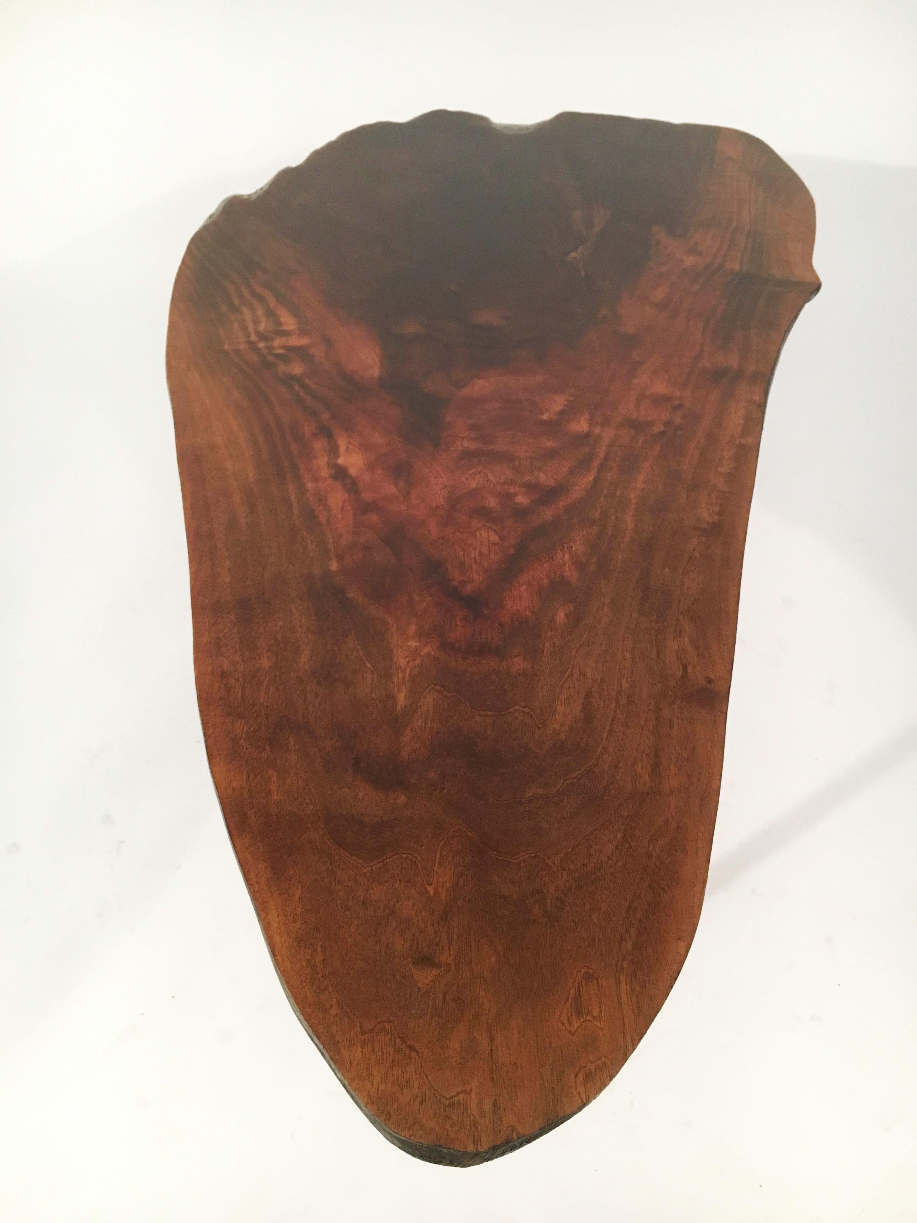 Carl Auböck Walnut Tree Trunk Table, Austria, 1950s For Sale 6