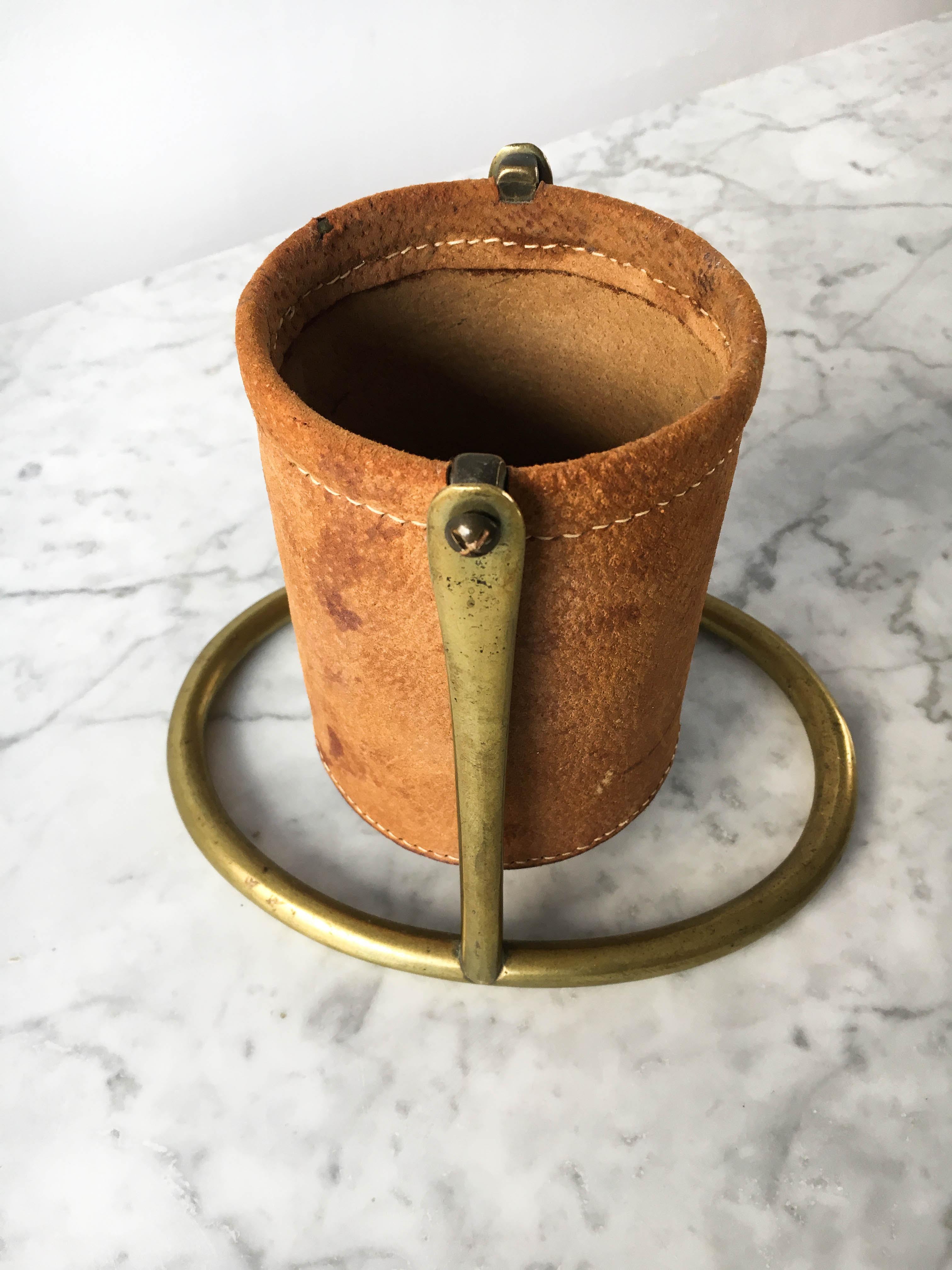 Carl Auböck II Vintage Wine Caddy, Model '5018', Austria 1950s 4