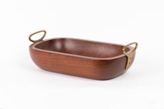 Holzschale von Carl Aubck, Österreich 1960er Jahre