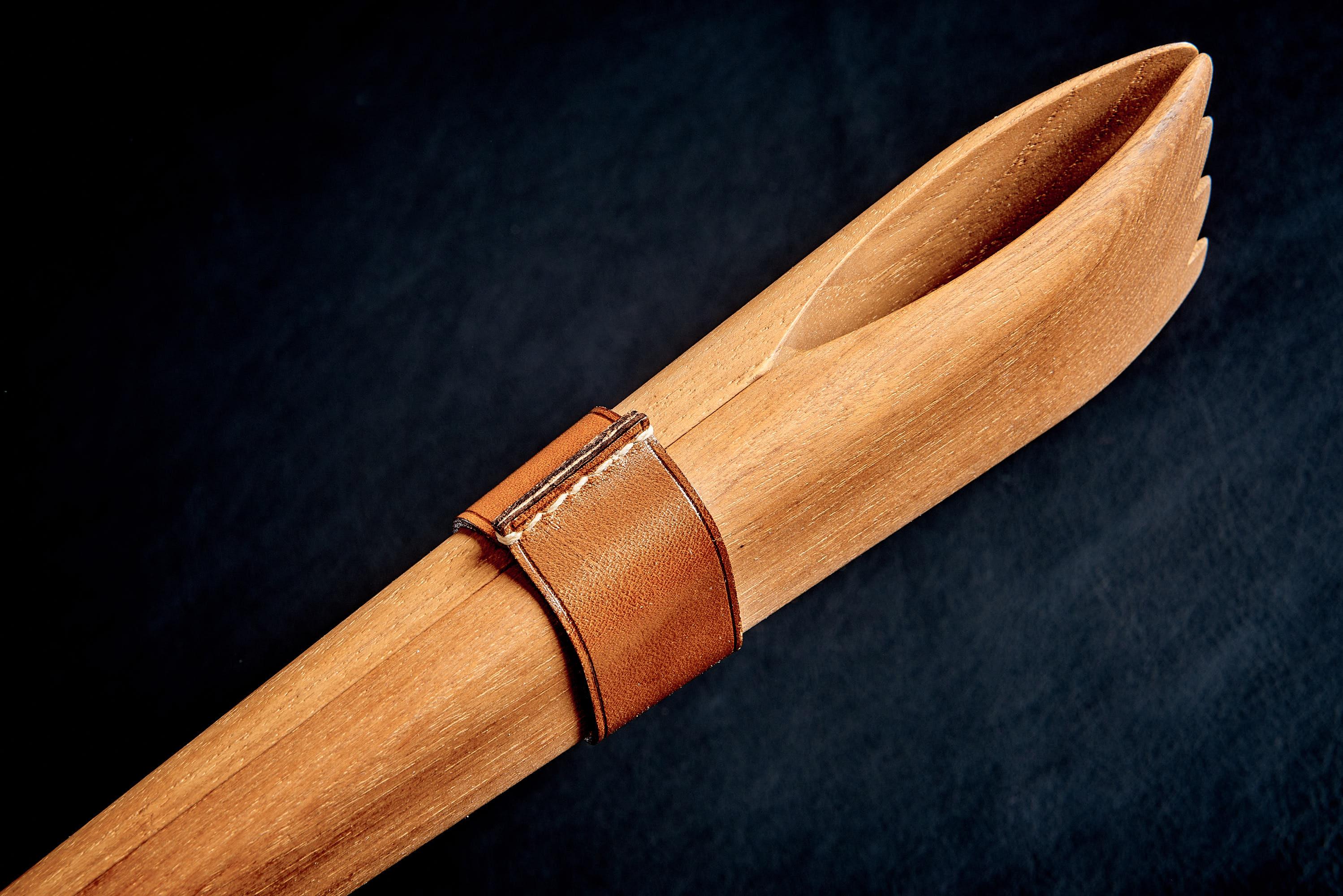 Carl Auböck Salatzange aus Holz, Österreich 1960er Jahre im Angebot 1