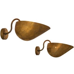 Carl-Axel Acking '5019' Wall Lights in Perforated Brass