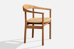 Carl-Axel Acking, Sessel, Holz, Stoff, Schweden, 1960er Jahre