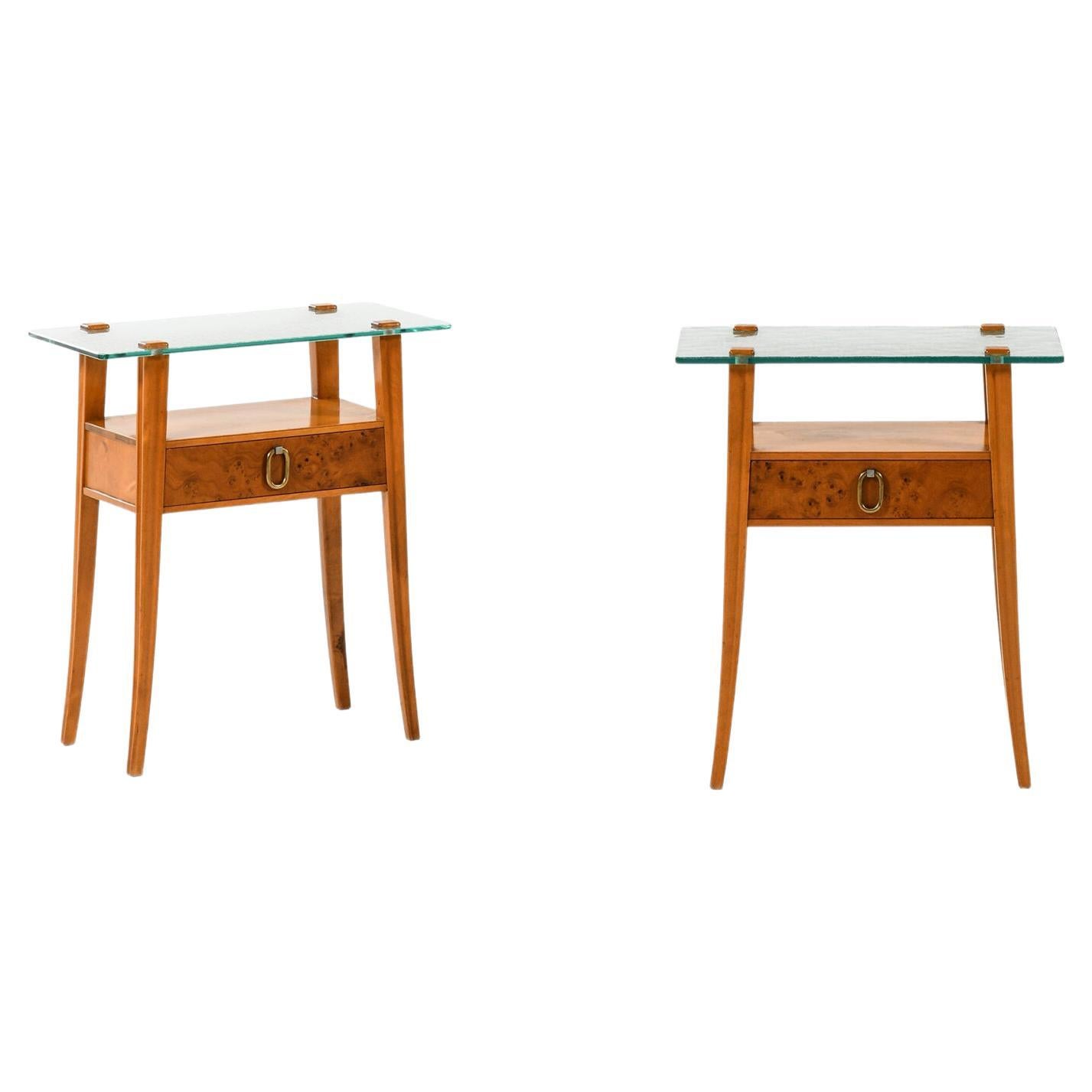 Carl-Axel Acking Bedside / Side Tables Produced by Bodafors For Sale