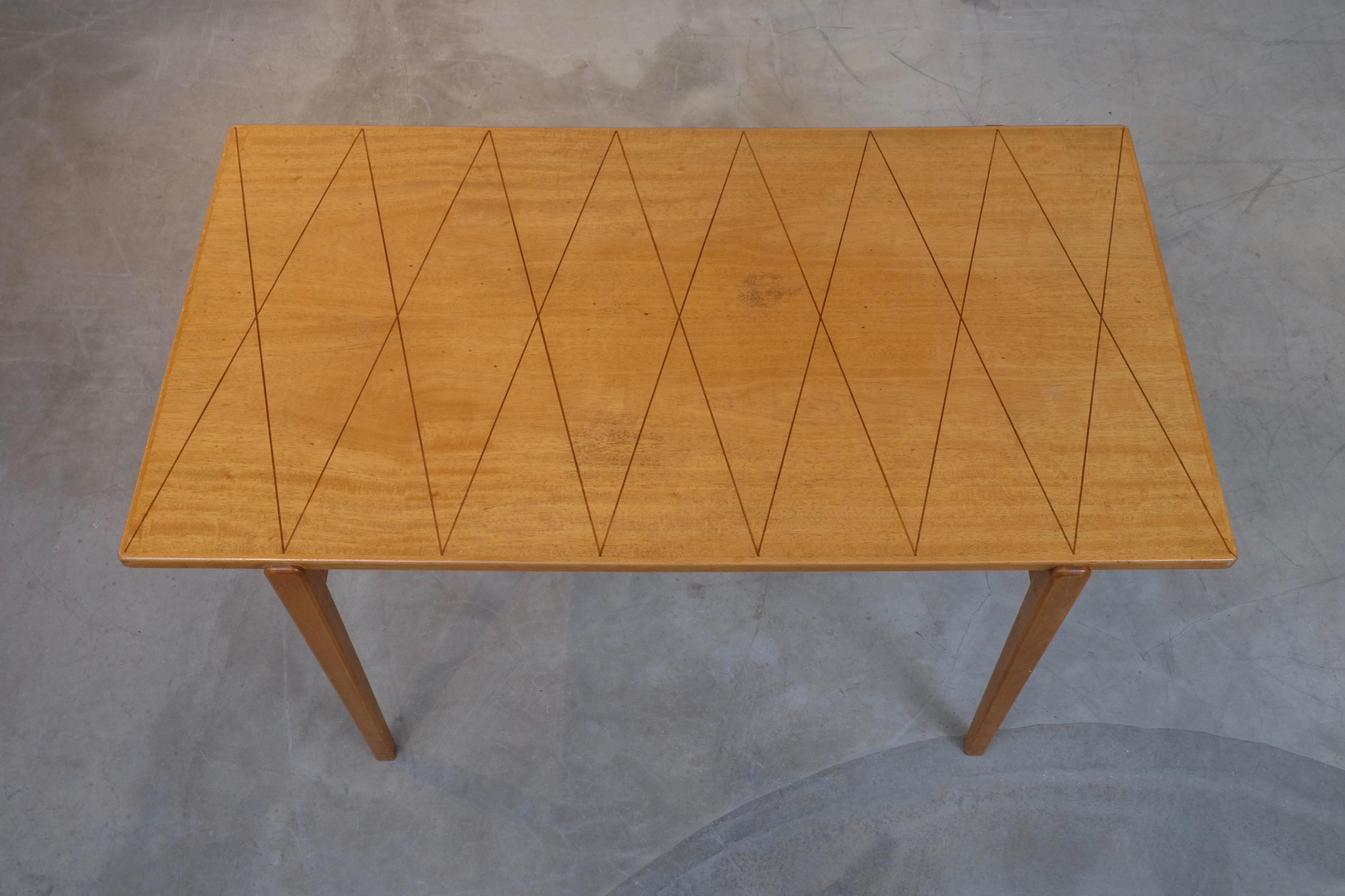 Swedish Carl-Axel Acking Coffee Table Produced by Bodafors, Sweden, 1950s For Sale