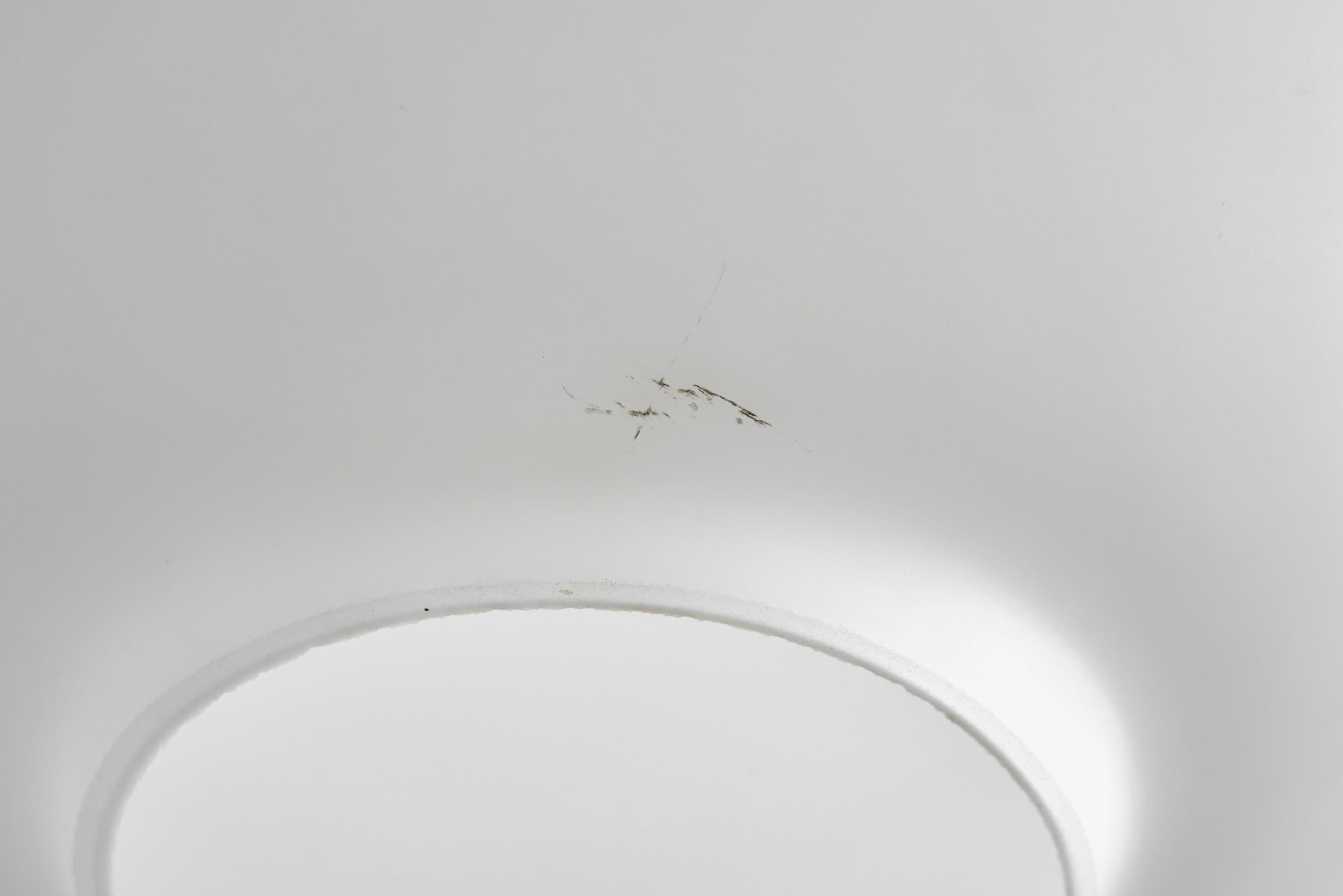 Carl-Axel Acking Opal Glass Hanging Lamp for ASEA, Sweden ca 1940s For Sale 8