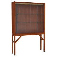 Carl-Axel Acking Vitrine-Schrank aus Teakholz und Glas für Bodafors, Schweden, 1960er Jahre