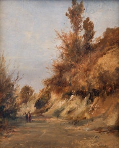Sentiero d'autunno, di un seguace di Carl Blechen