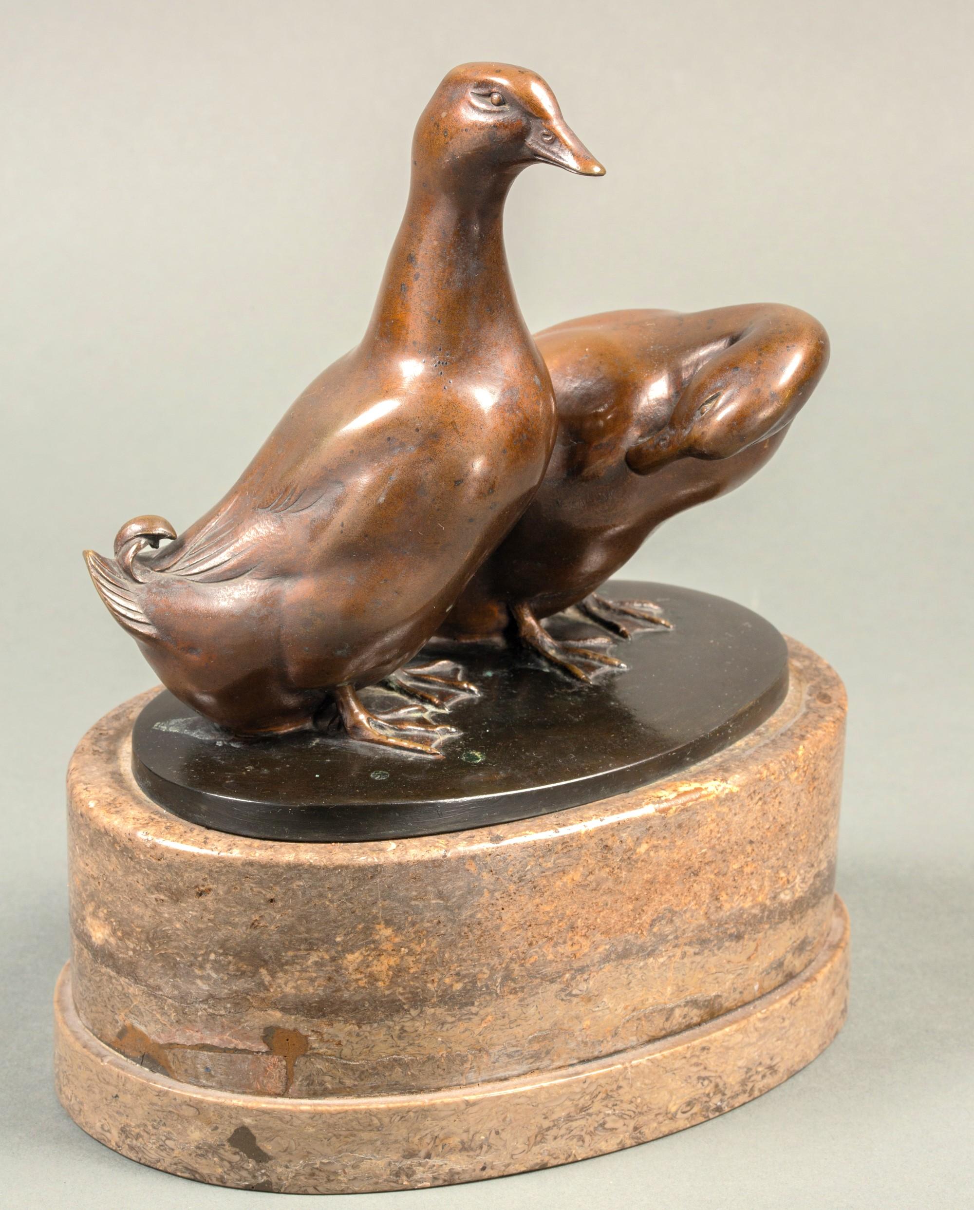 A pair of ducks by Carl August Brasch. For Sale 2