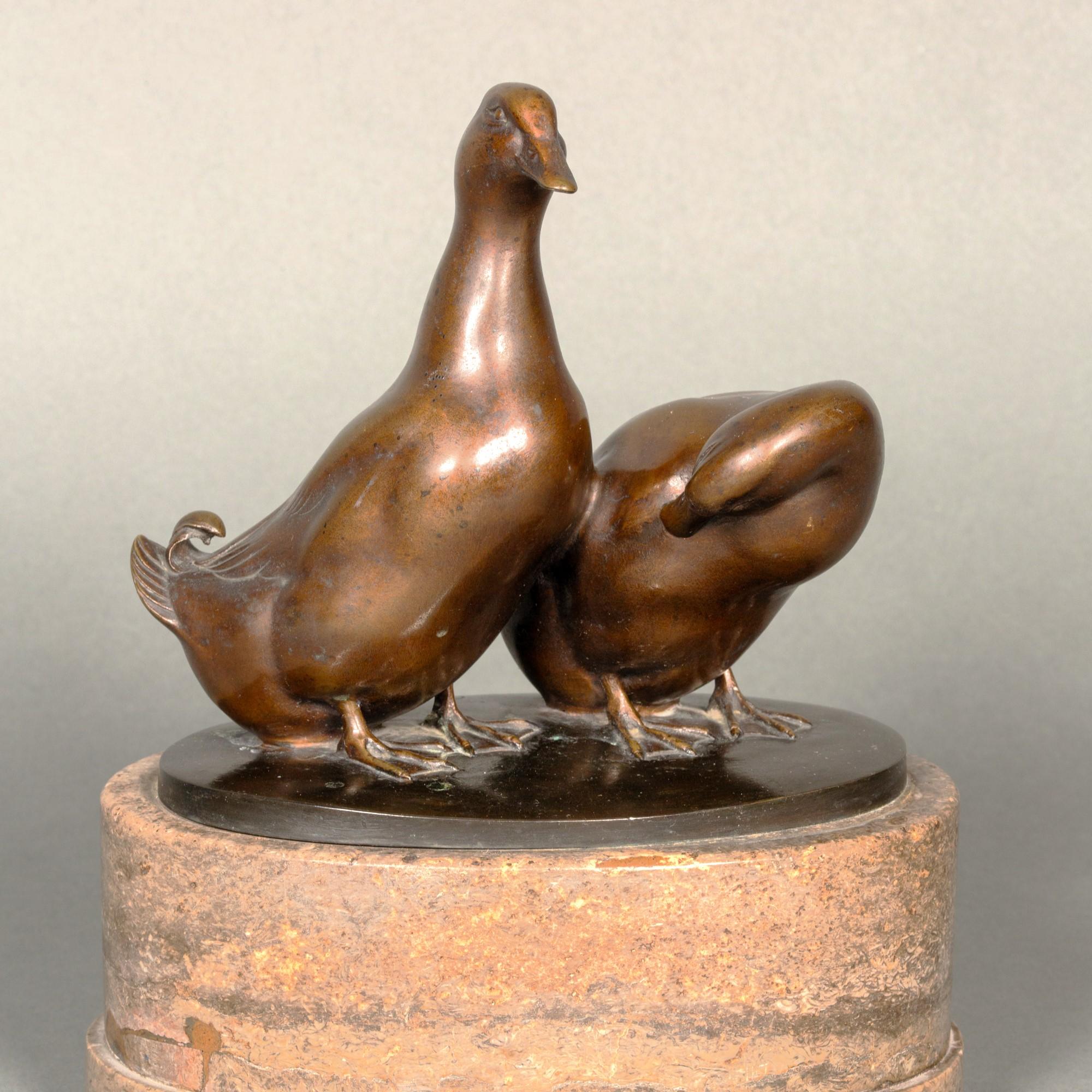A pair of ducks by Carl August Brasch. For Sale 3