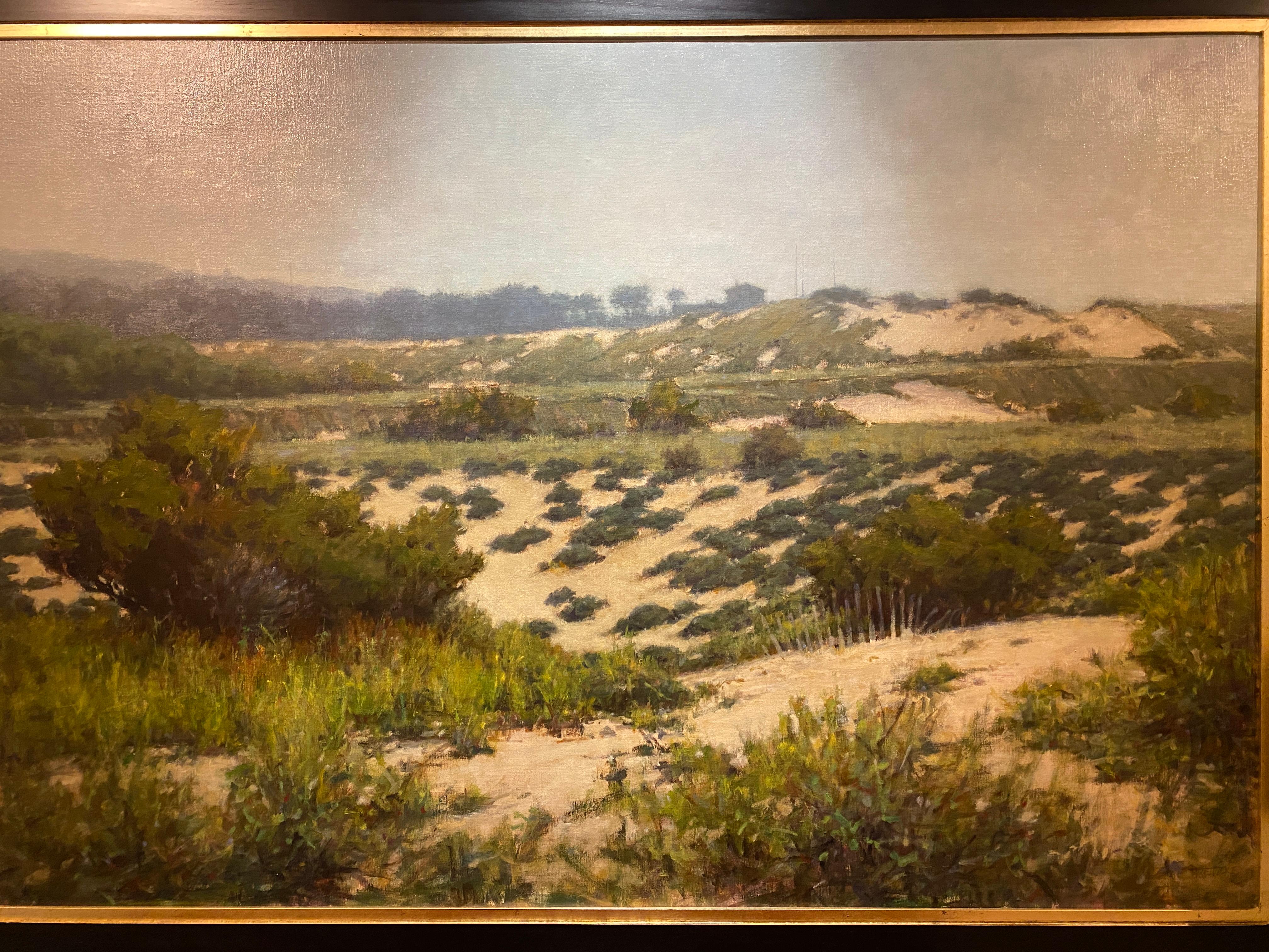 Beyond the Dunes - American Realist Painting by Carl Bretzke
