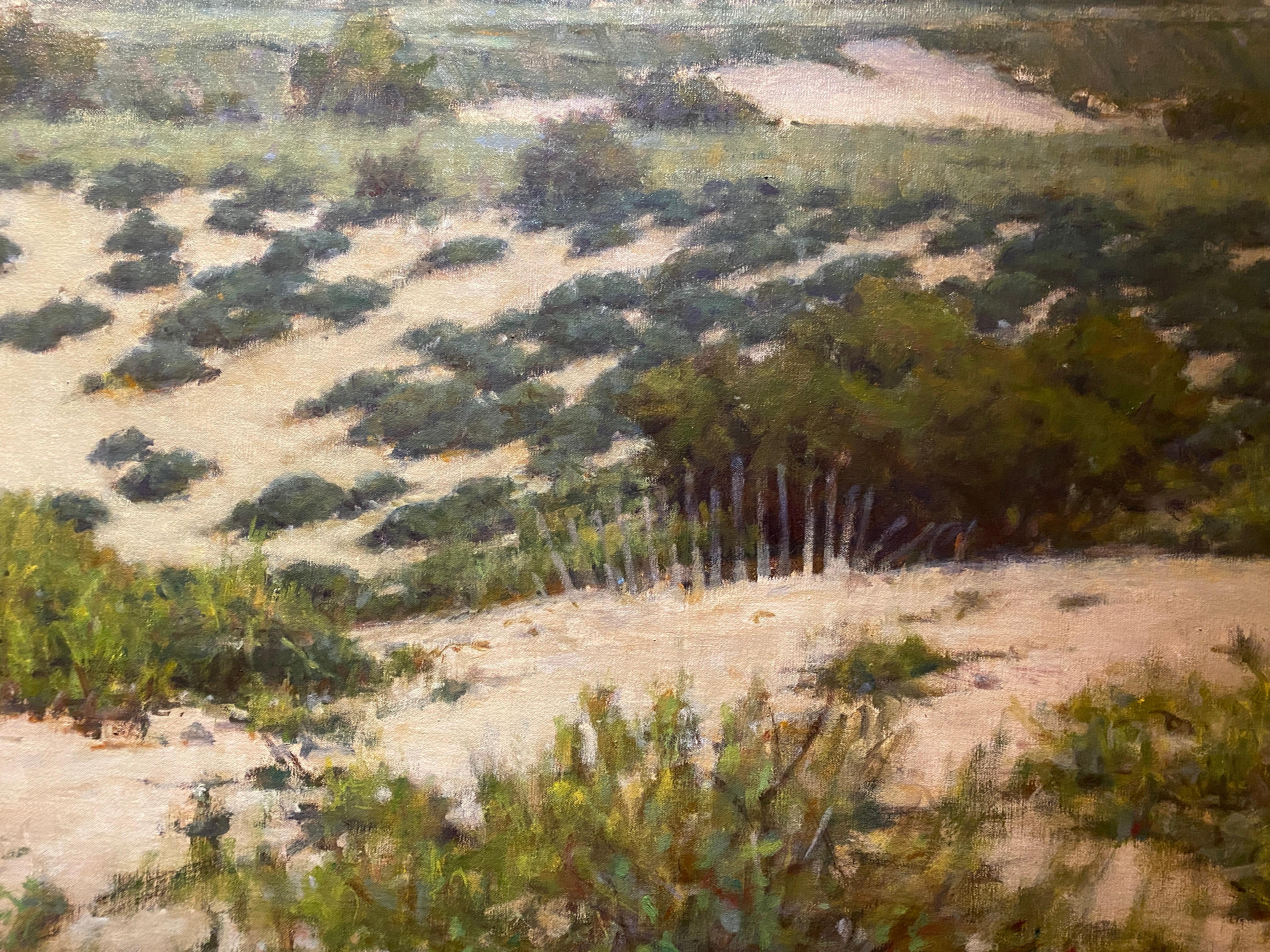 An oil painting. 