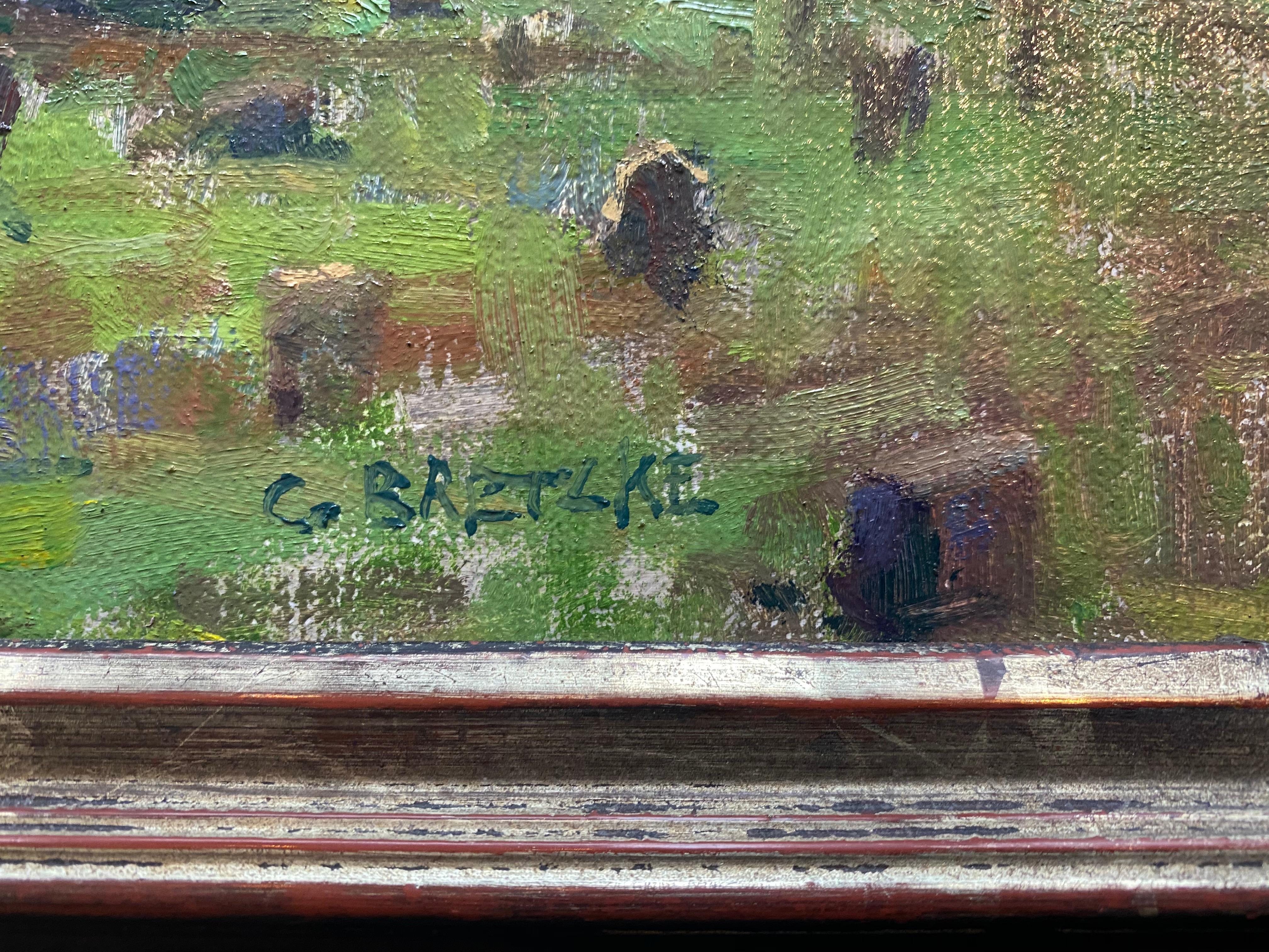 Dying to Stay in Maui (Savoir à rester à Maui) - Gris Landscape Painting par Carl Bretzke