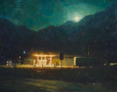 Moon Over Telluride Station
