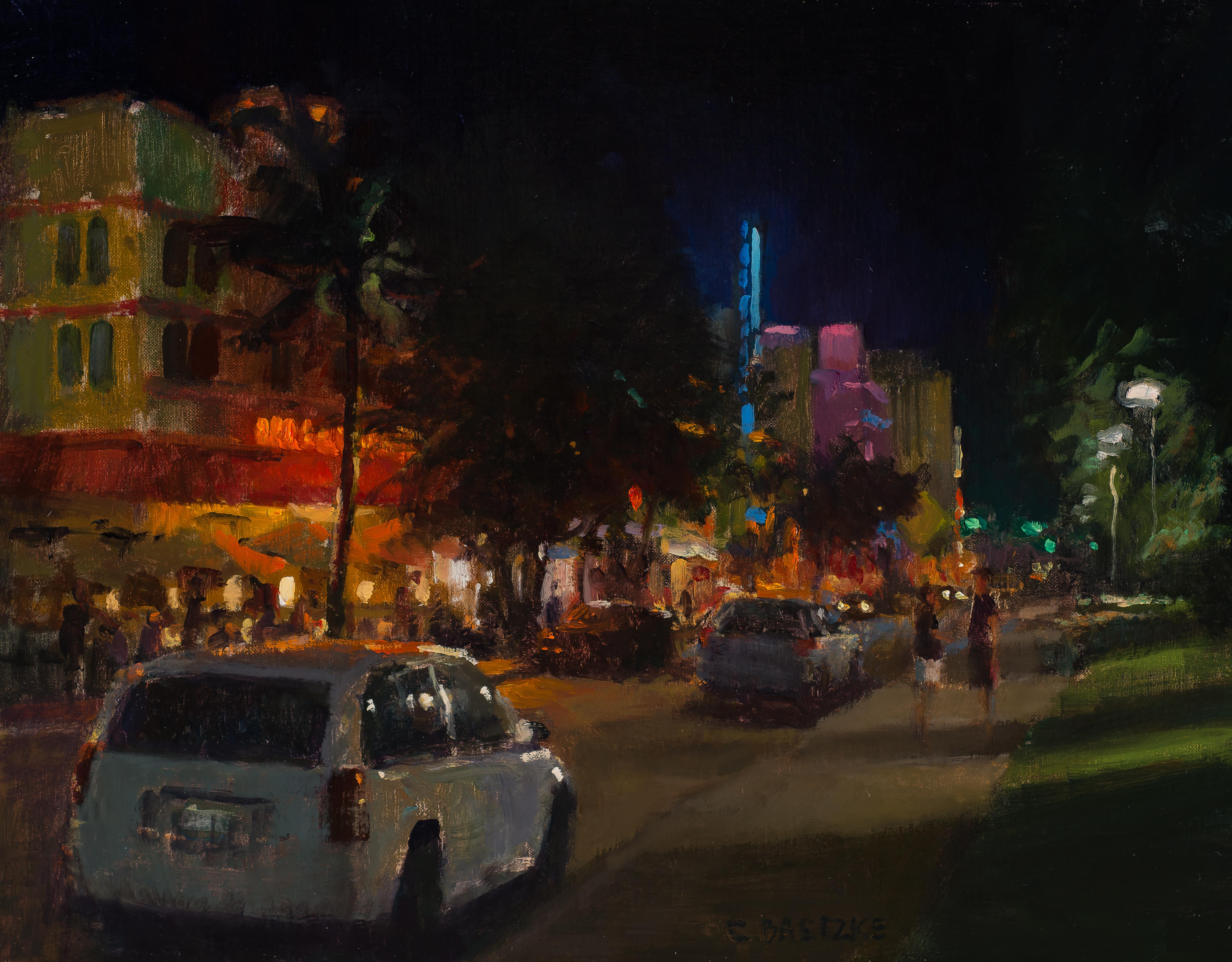 Carl Bretzke Landscape Painting - South Beach Illumination