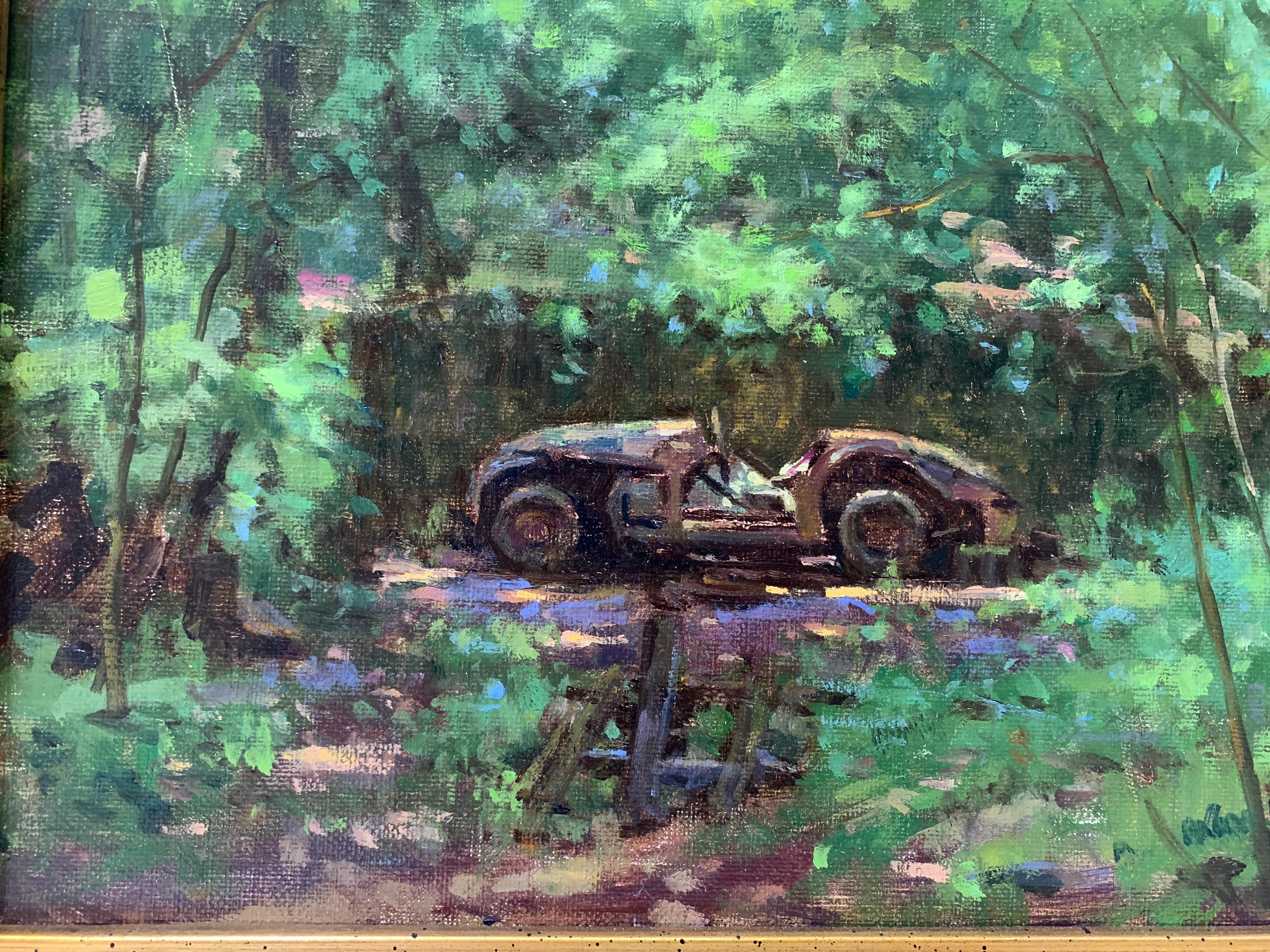 Triumph - Brown Landscape Painting by Carl Bretzke