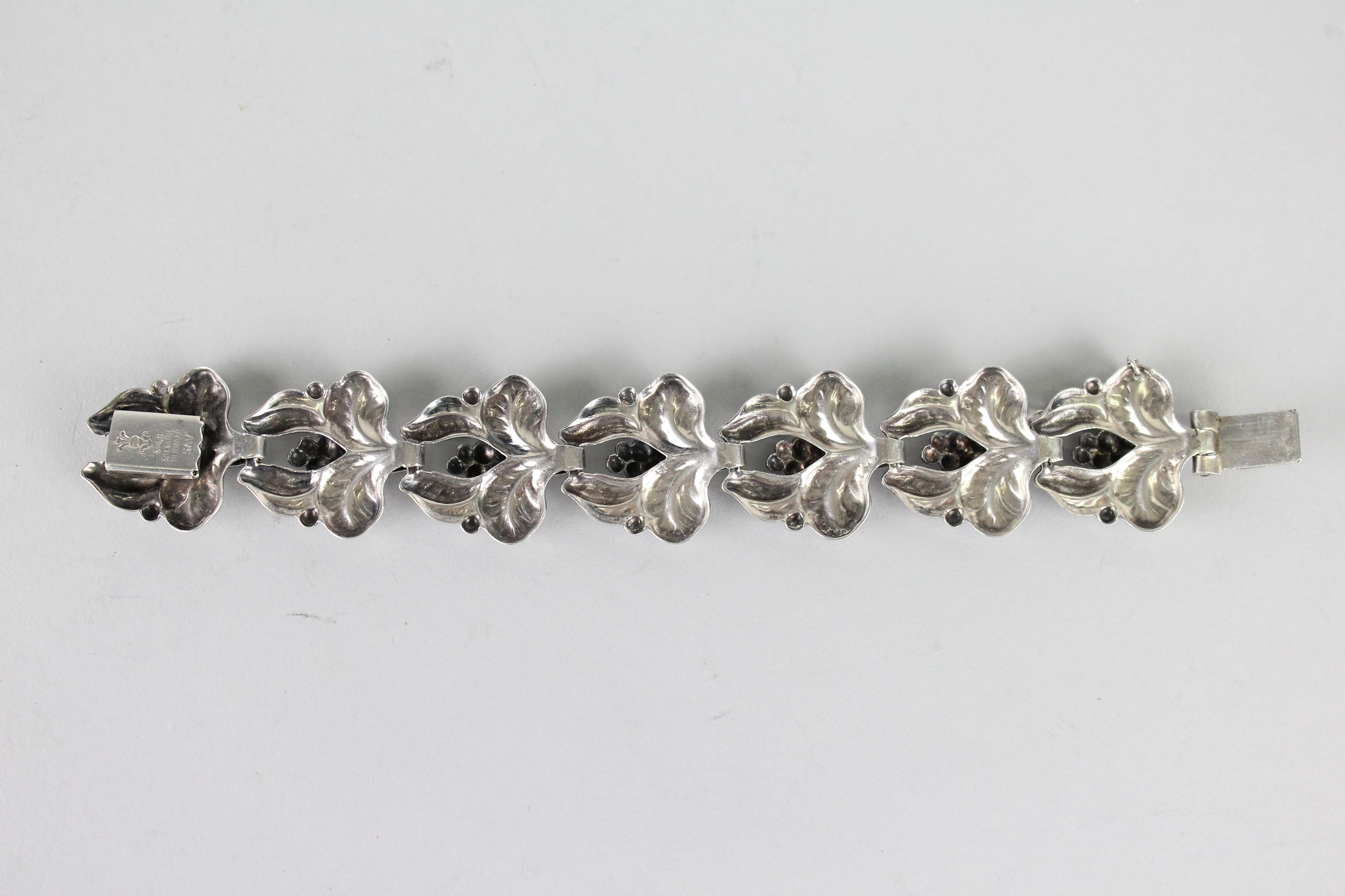 Carl Brumberg-Hansen, Danish 1940s Sterling Silver Bracelet 1