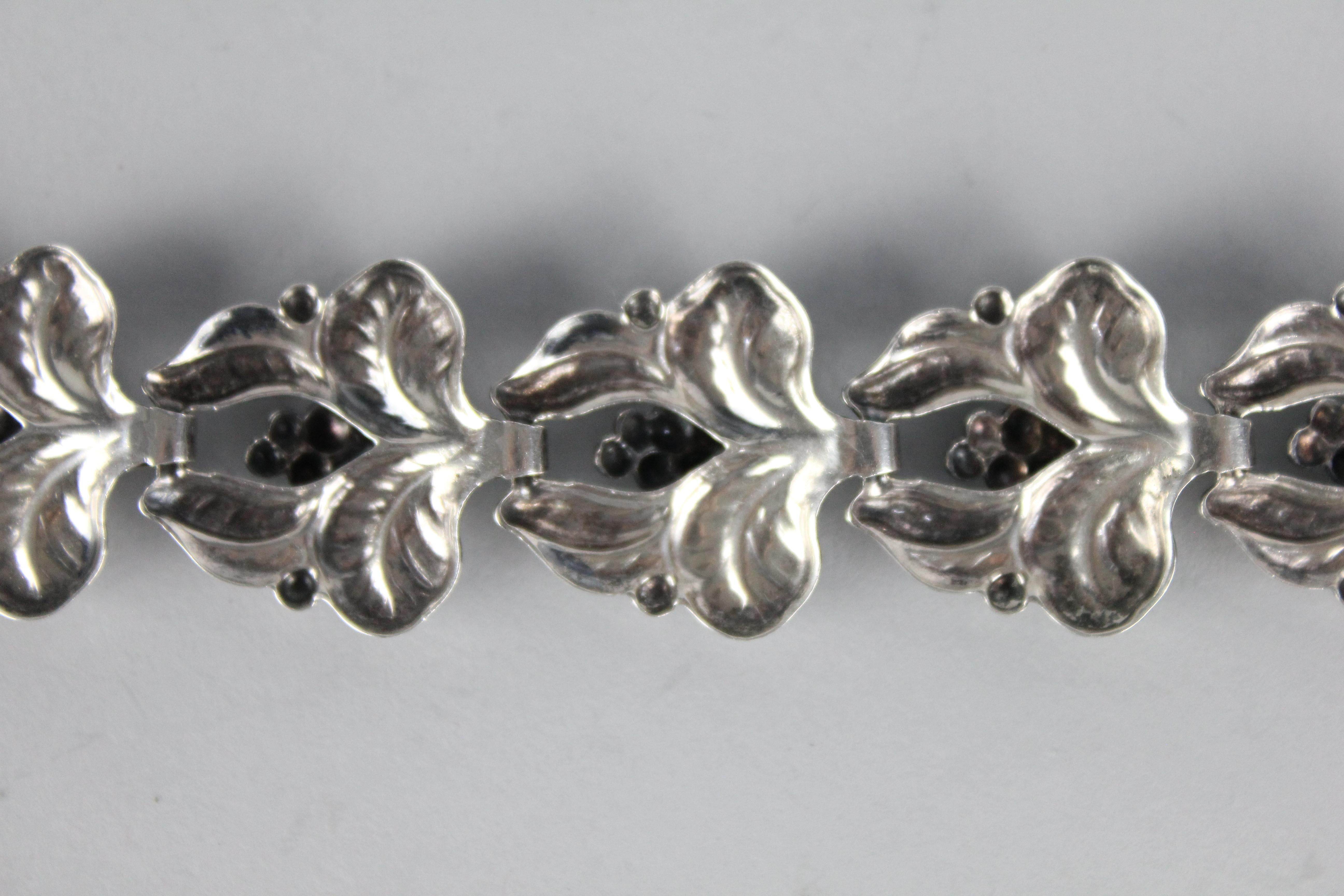 Carl Brumberg-Hansen, Danish 1940s Sterling Silver Bracelet 2