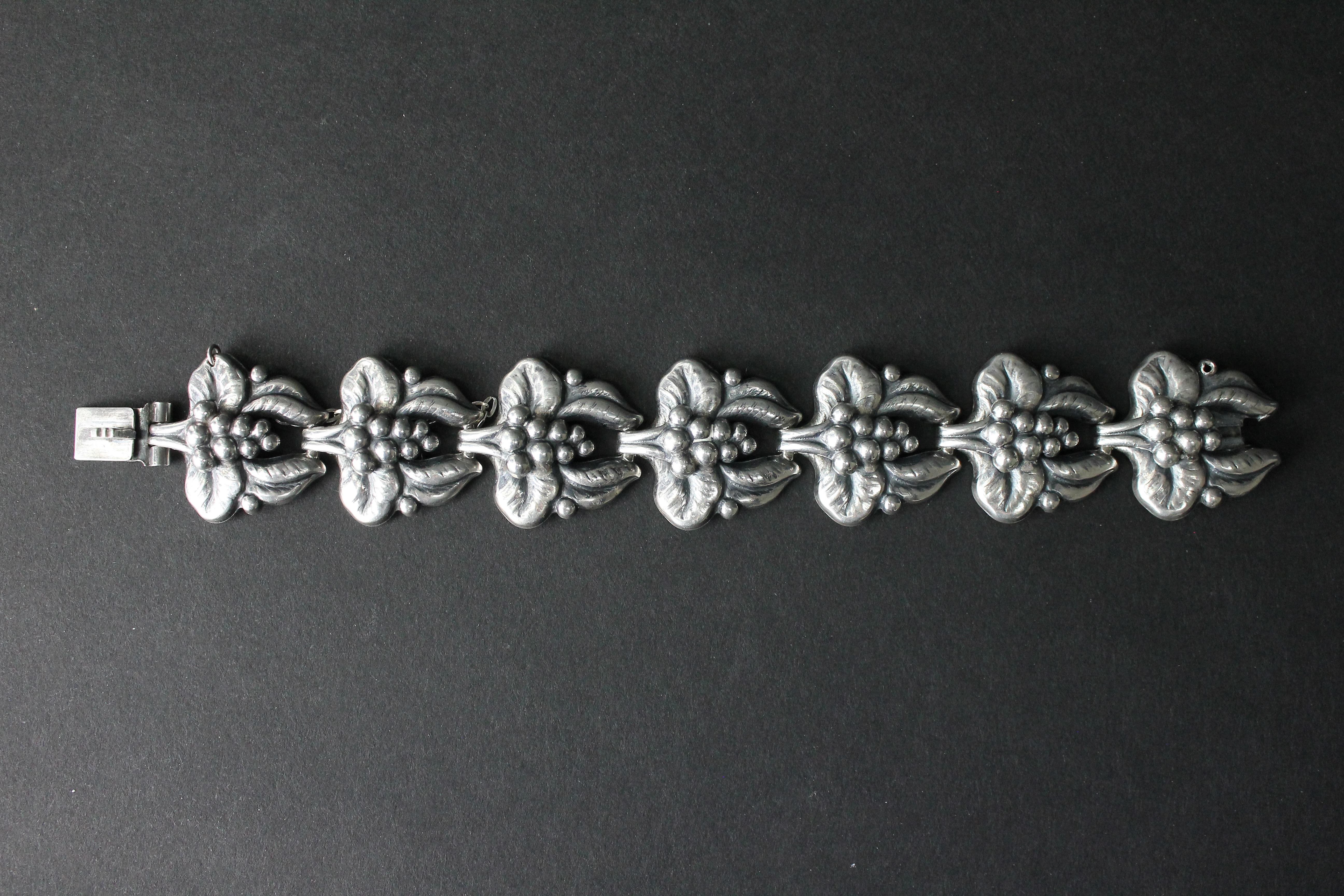 Carl Brumberg-Hansen, Danish 1940s Sterling Silver Bracelet 3