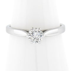 Carl Bucherer 18k White Gold 0.45ctw Round Diamond Solitaire Engagement Ring