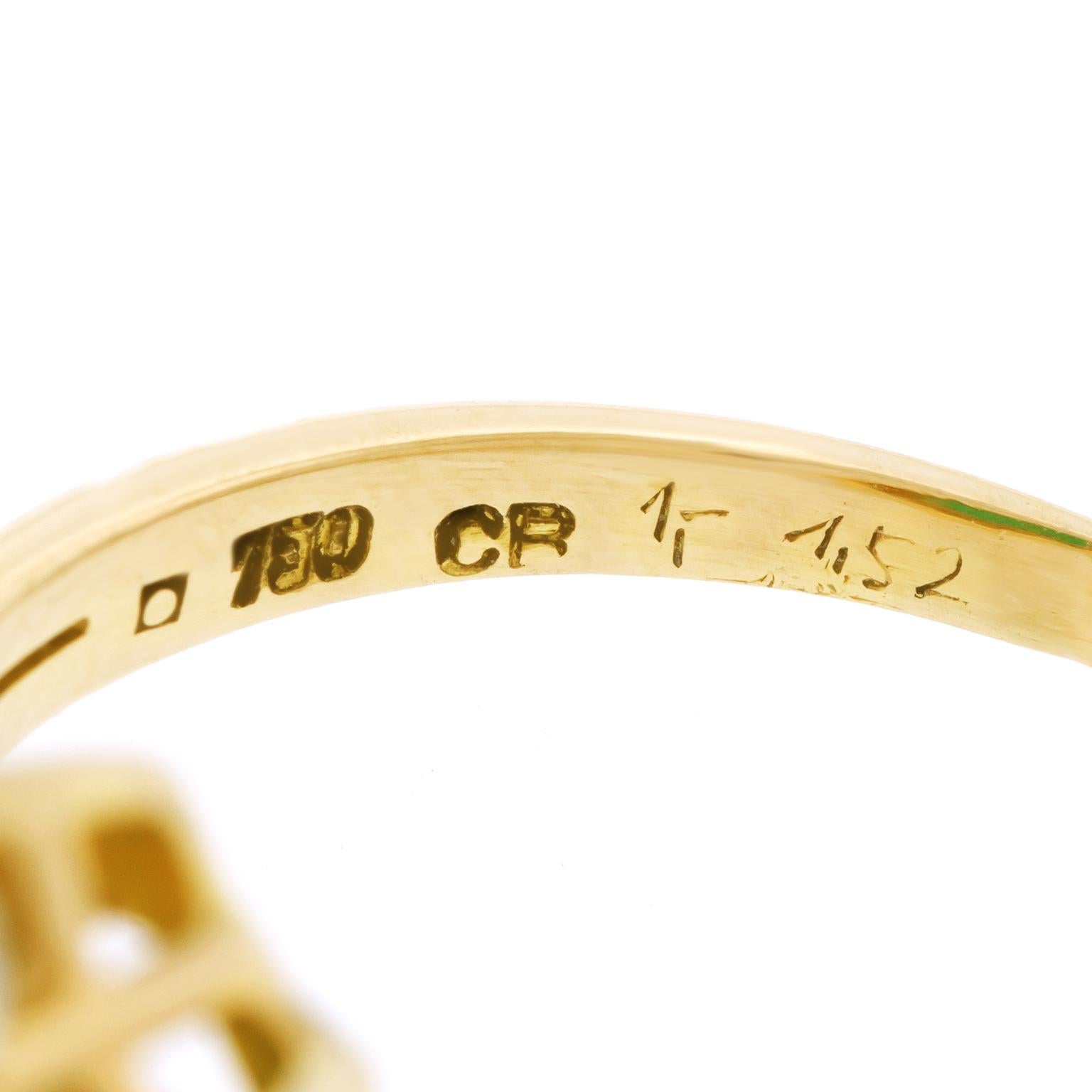 Carl Bucherer Emerald and Diamond Ring at 1stDibs | bucherer ring watch ...