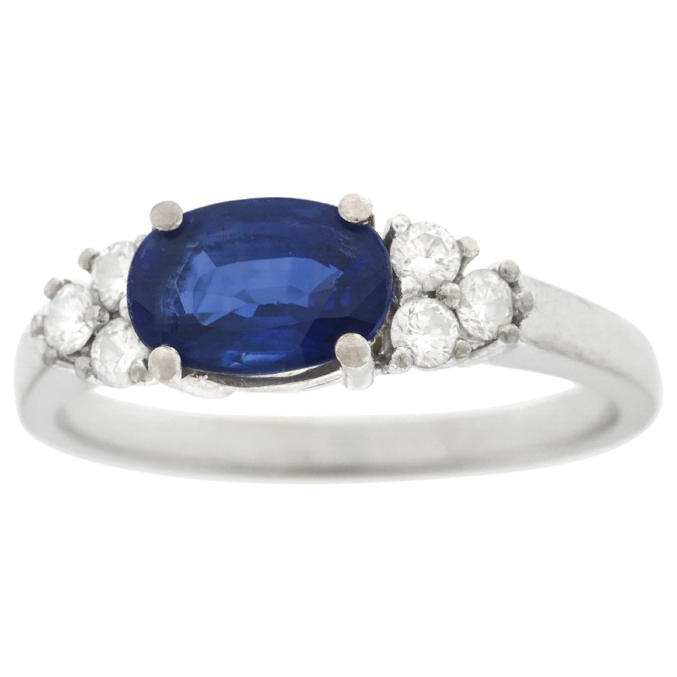 Carl Bucherer Sapphire and Diamond Set Gold Ring