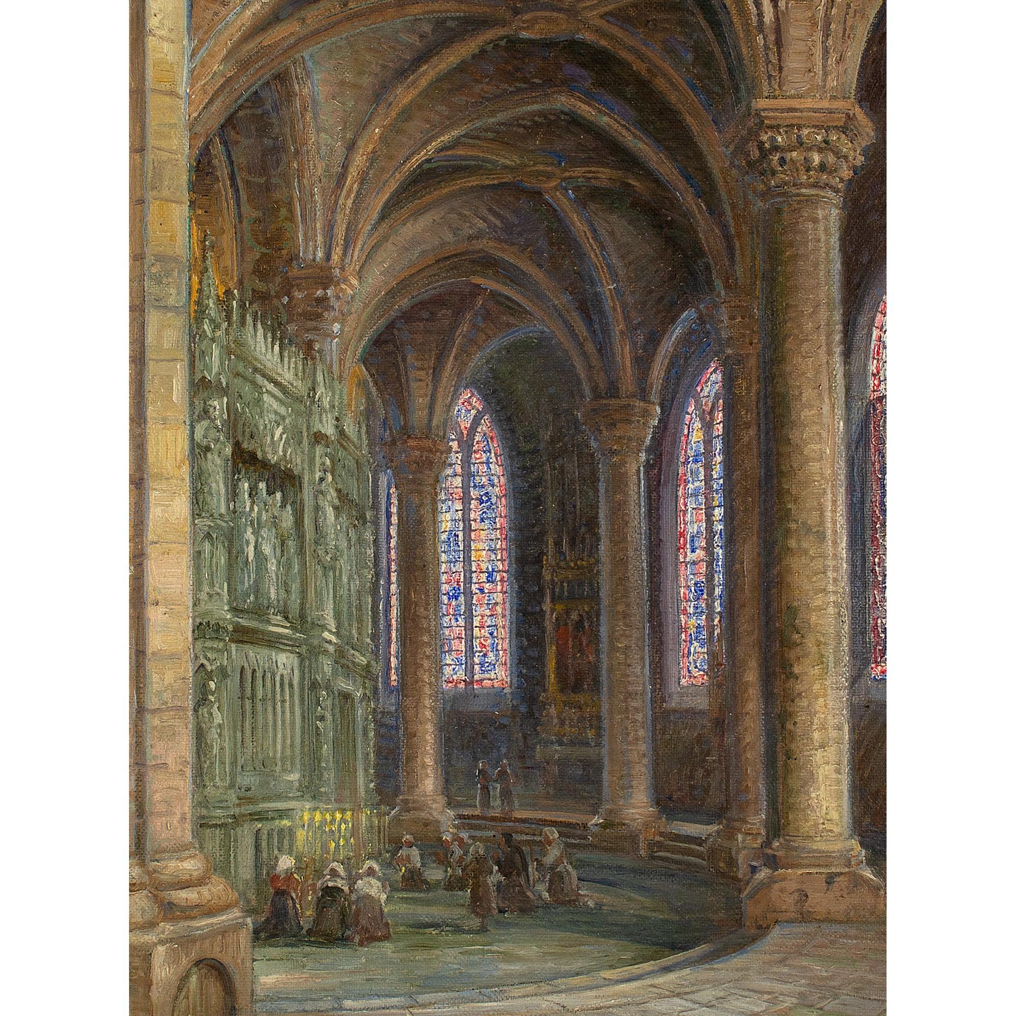 church interior painting
