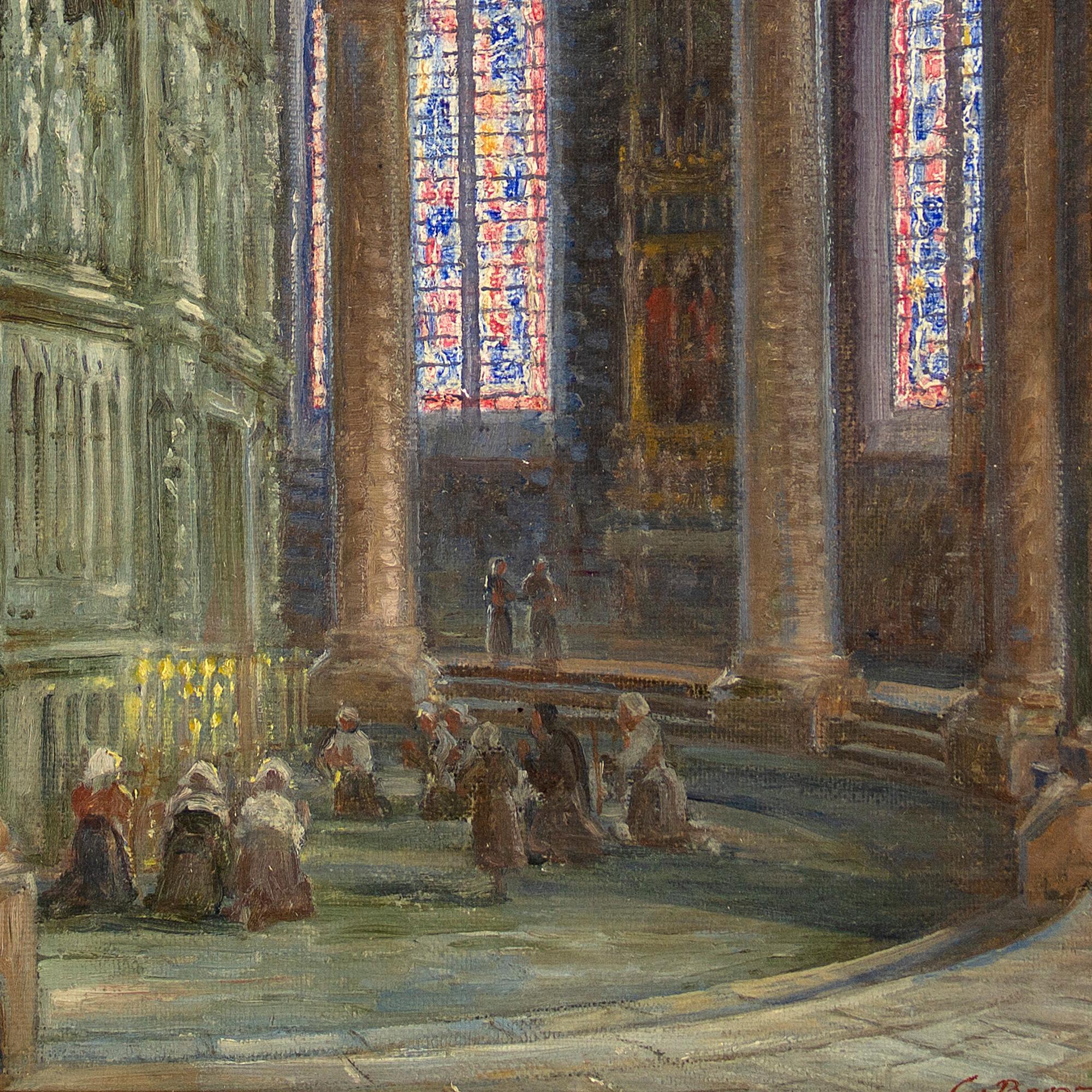 Carl Budtz-Mølle, Church Interior, Oil Painting 4