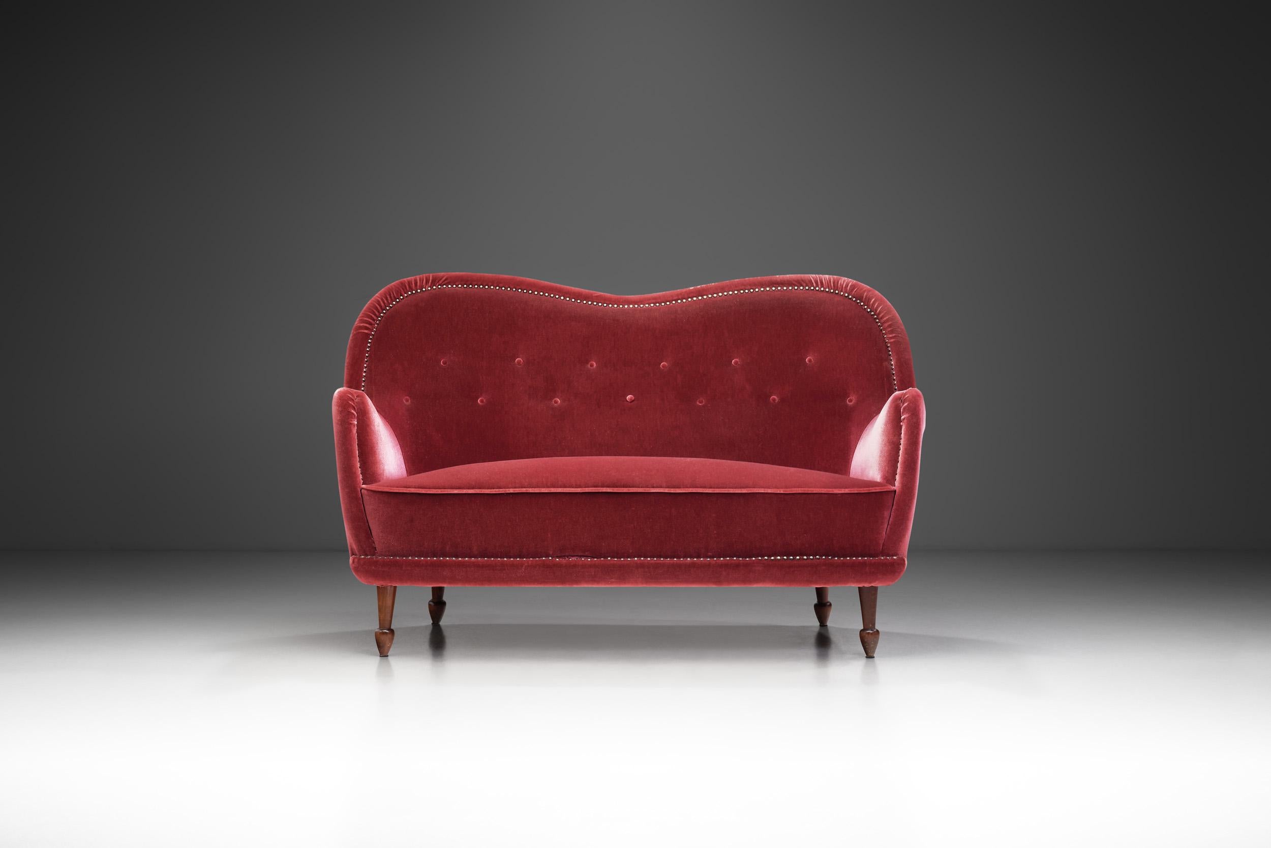 Sofá Carl Cederholm para Firma Stil & Form Estocolmo, Suecia Década de 1940 Escandinavo moderno en venta