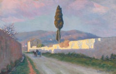 'Sunny Afternoon, Hyères, Côte d’Azur', French Riviera, Royal Academy of Art Oil