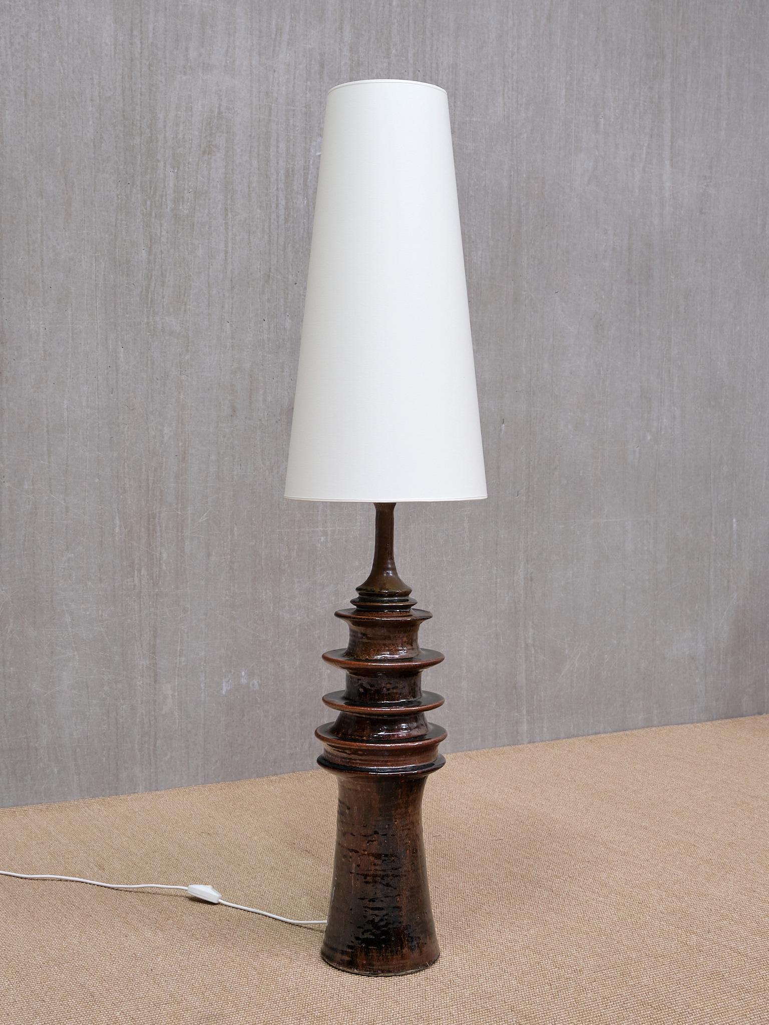 Suédois Lampadaire Cole de Carl Cunningham, Algutsboda, Suède, 1983 en vente