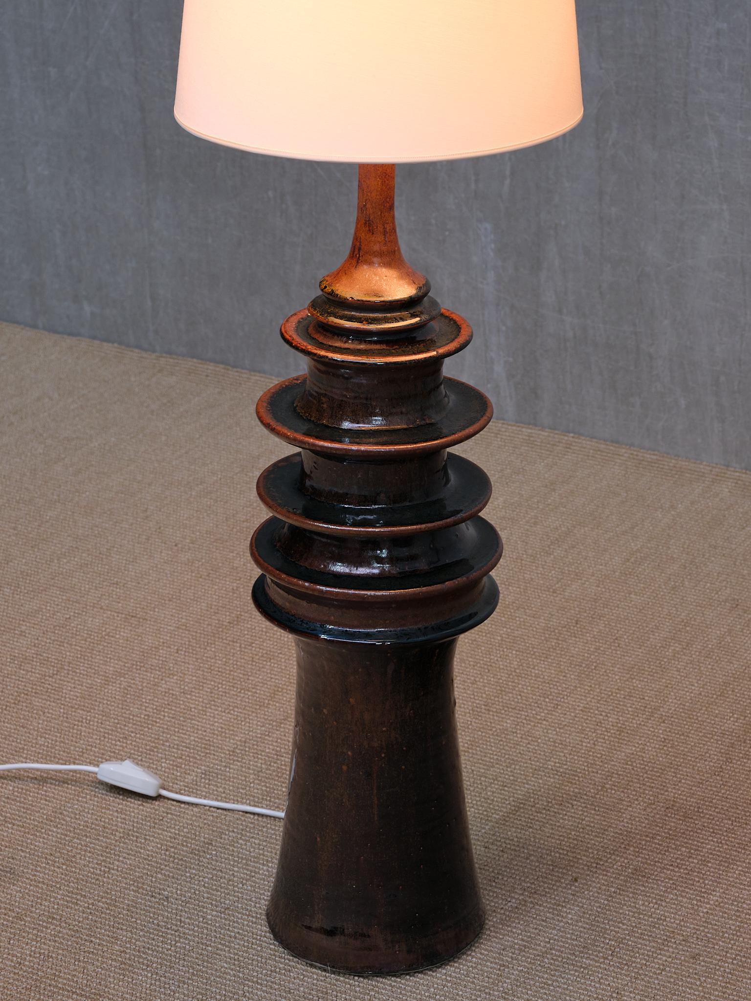 Céramique Lampadaire Cole de Carl Cunningham, Algutsboda, Suède, 1983 en vente