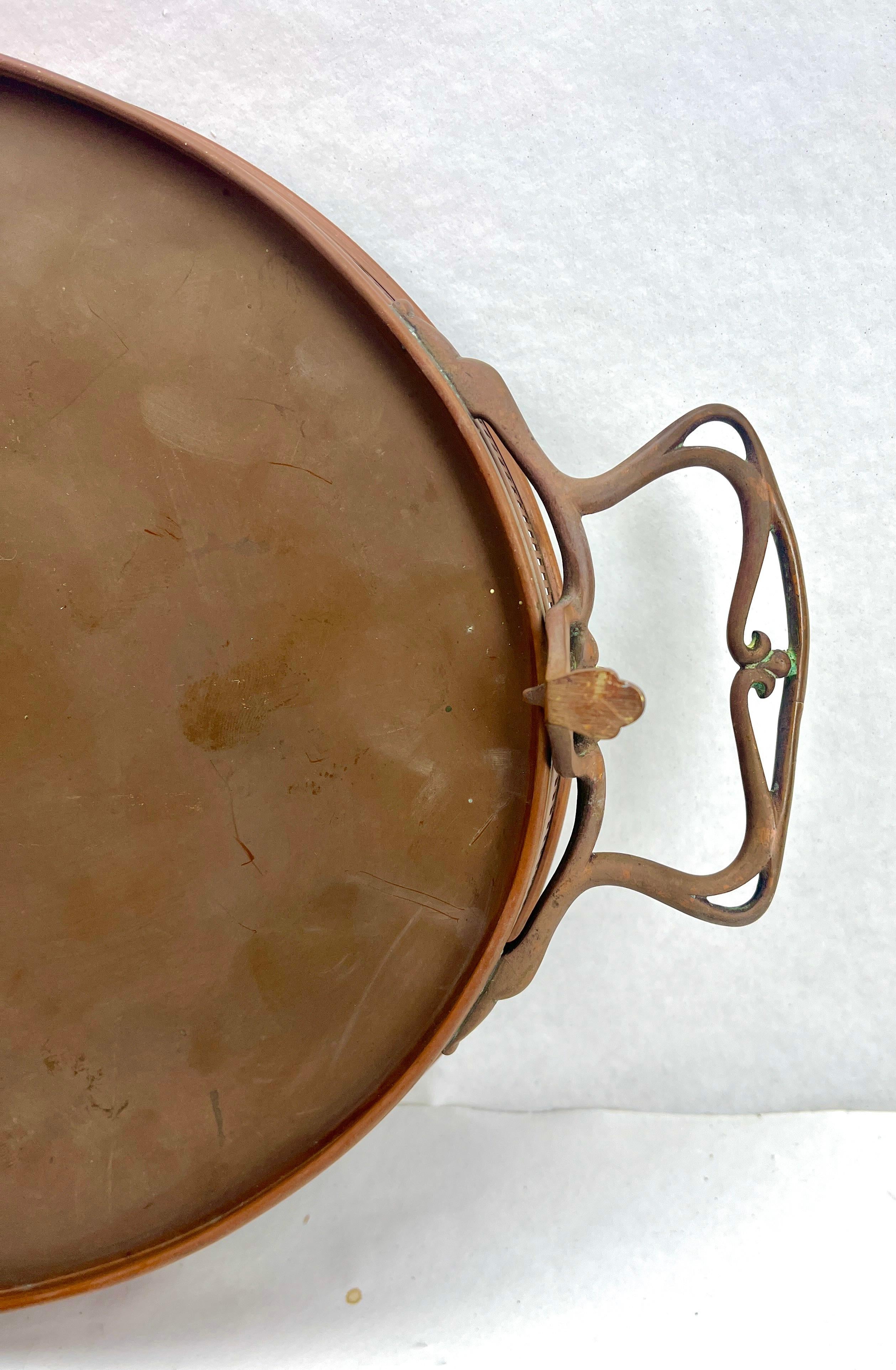 Carl Deffner, Esslingen Un tre pezzi in rame e ottone in stile Arts & Crafts.  circa 1900 in vendita 6