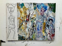 Liberty Leading the People, abstrahierte Figuration mit politischen Bezügen