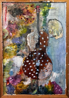 Coralcello, richly colorful music themed abstraction