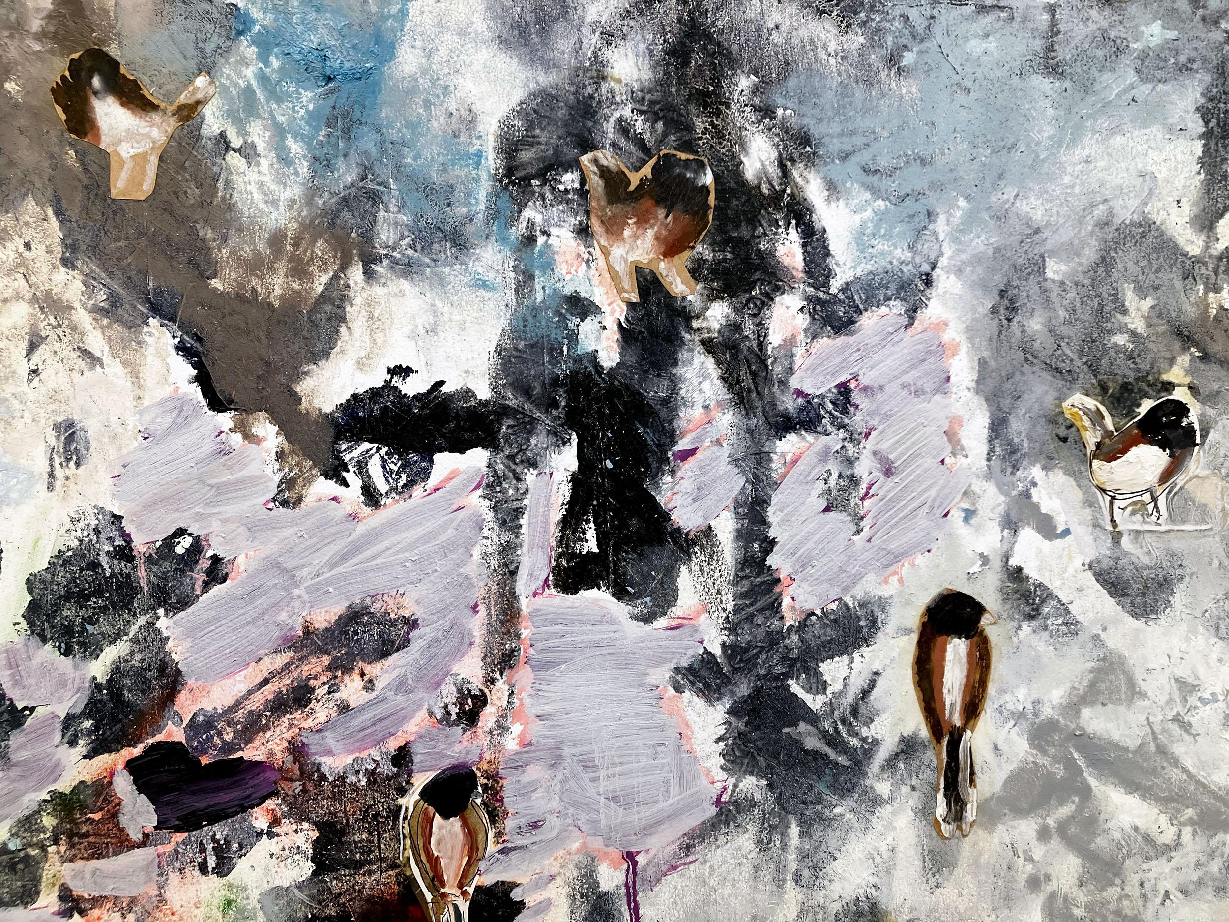 Final Birds - Painting by C. Dimitri
