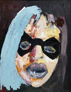 Eroina #744, volto drammatico e audace con maschera