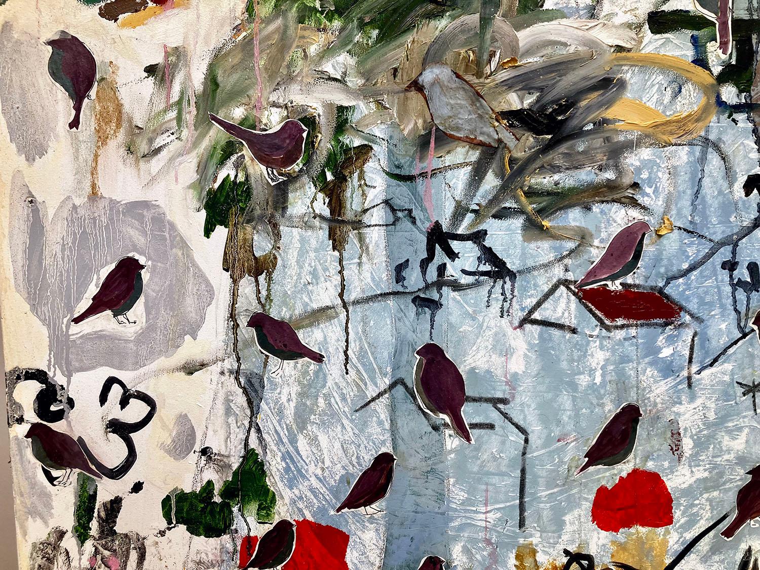 Ich werde mich jetzt verdammt noch mal beruhigen (Grau), Abstract Painting, von C. Dimitri