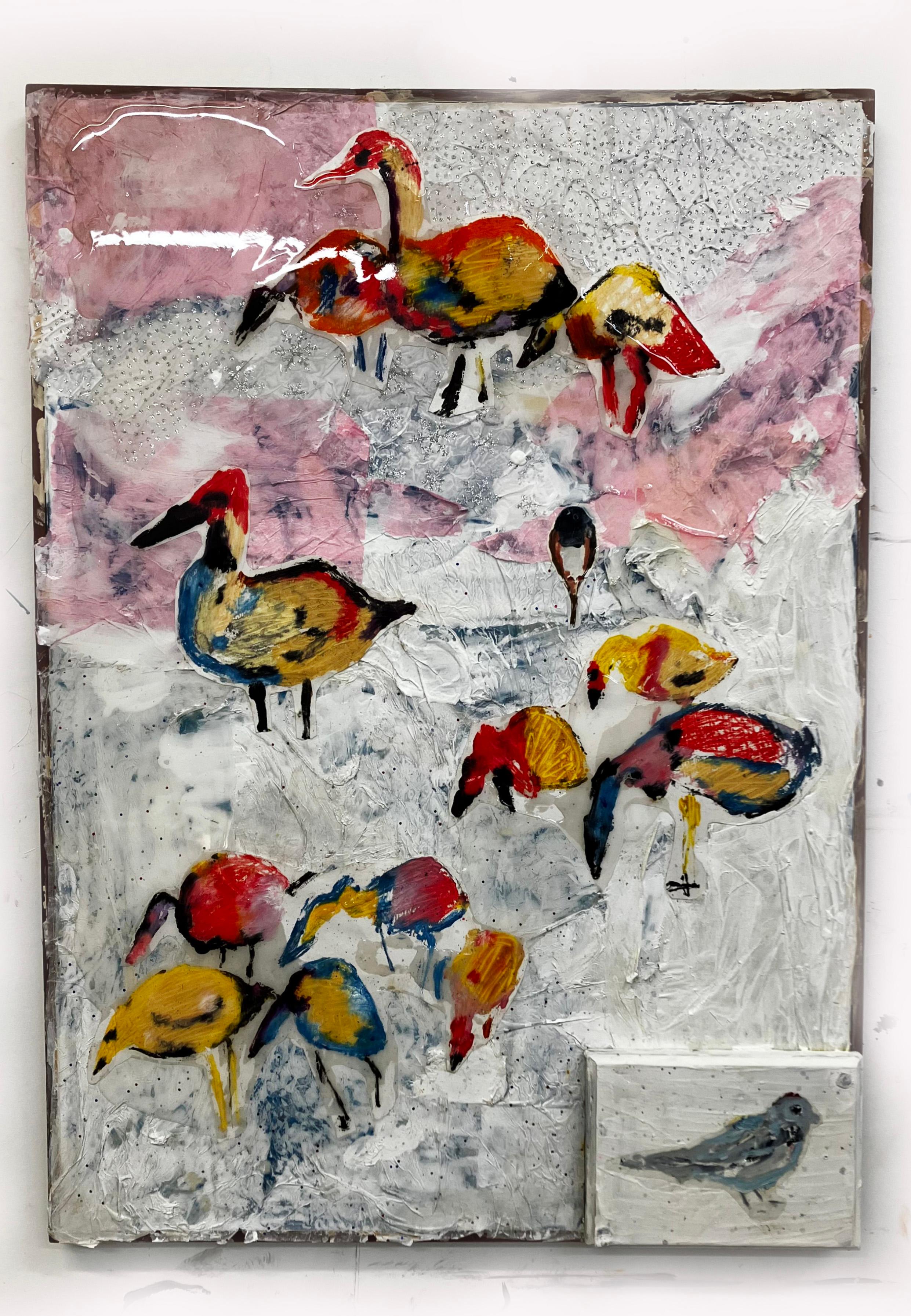 Vellum Abstract Paintings