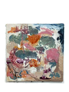Martini, Cliffs of Gayhead, colorful abstract painting, loose brushwork