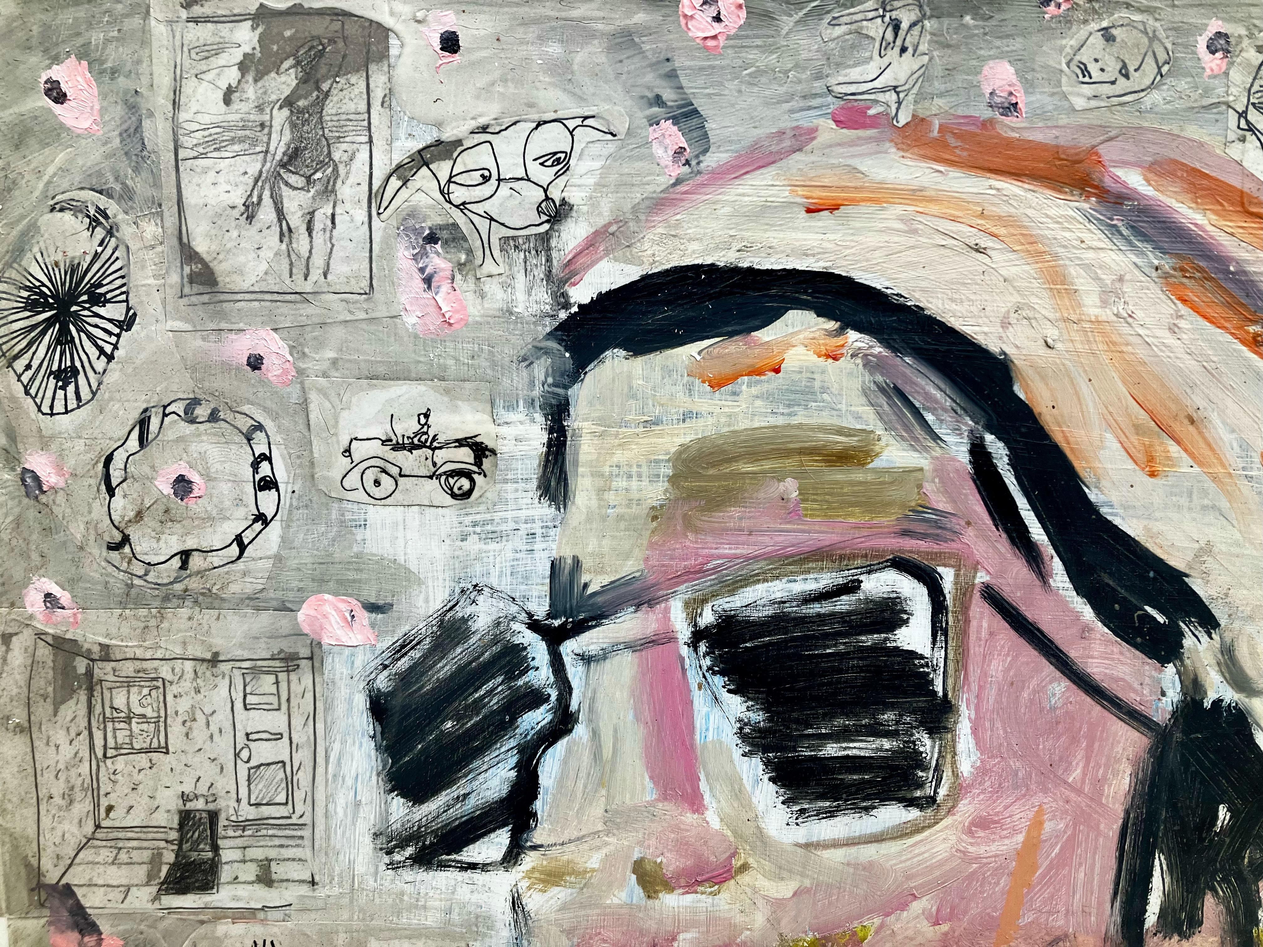 Rimbaud - Painting Astratto di C. Dimitri