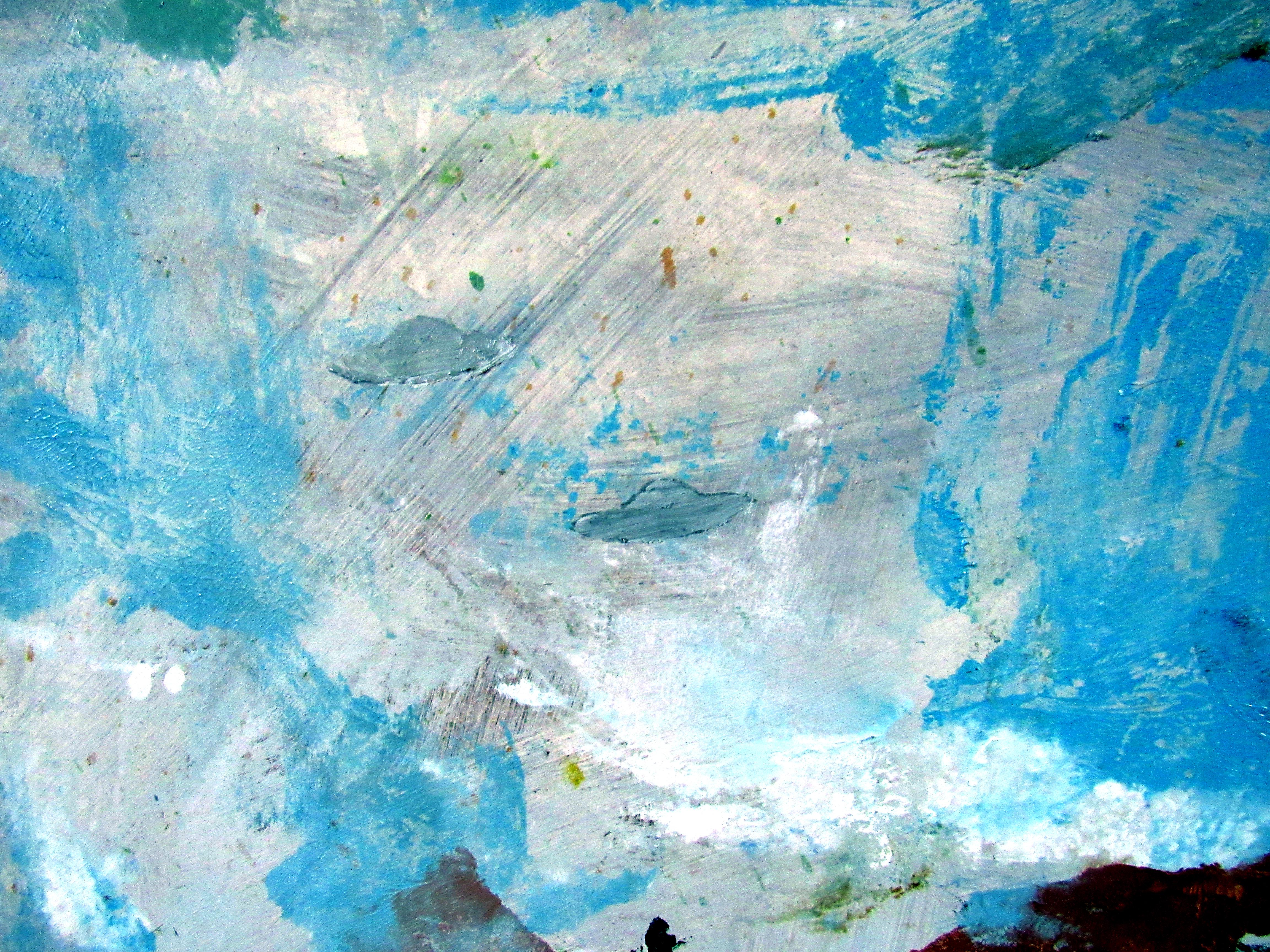 gestural landscape painting