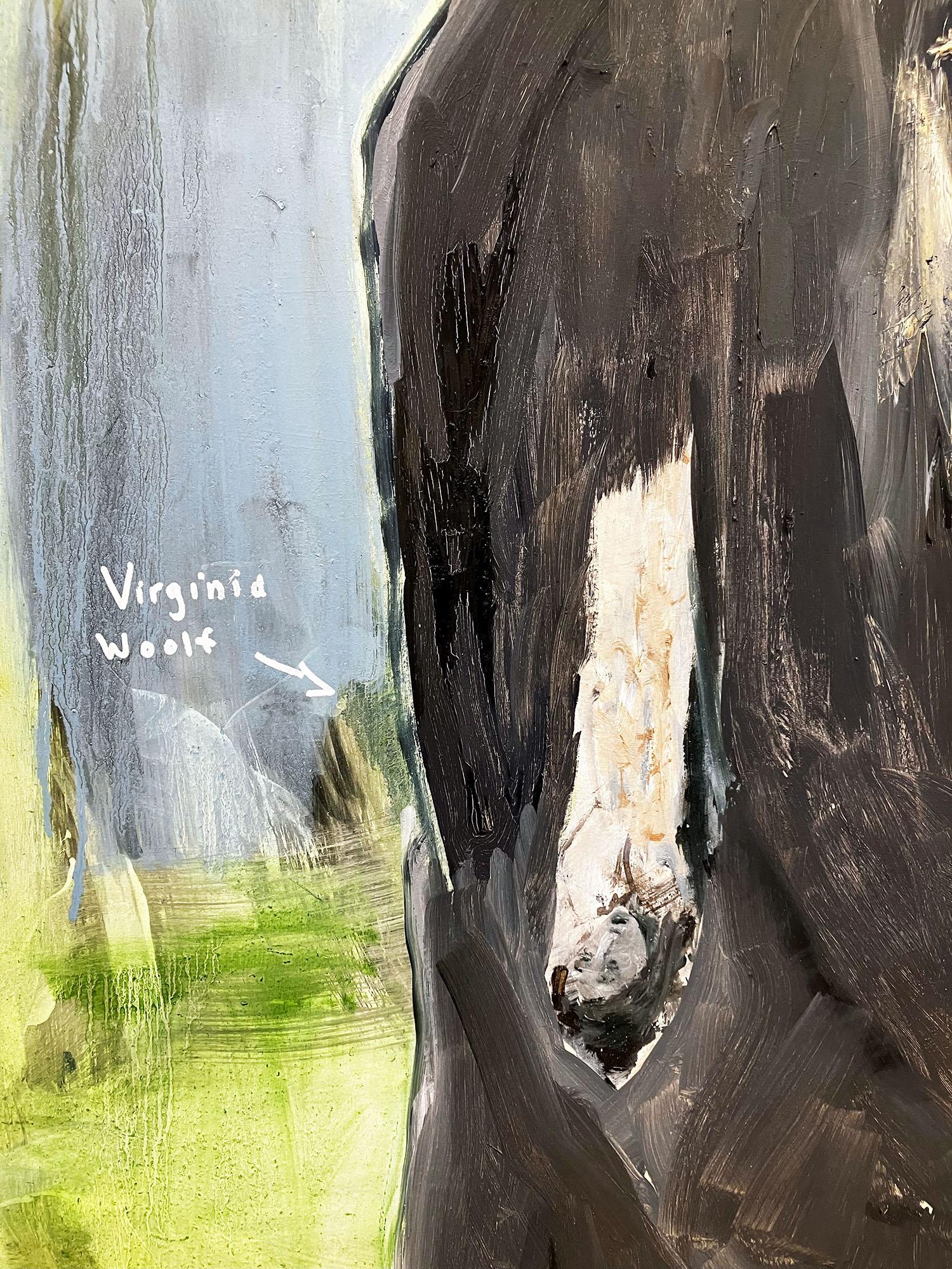 Virginia Woolfs bester Freund im Jenseits – Painting von C. Dimitri