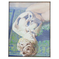 Carl E. Schwartz Signed 1973 Oil on Canvas Painting