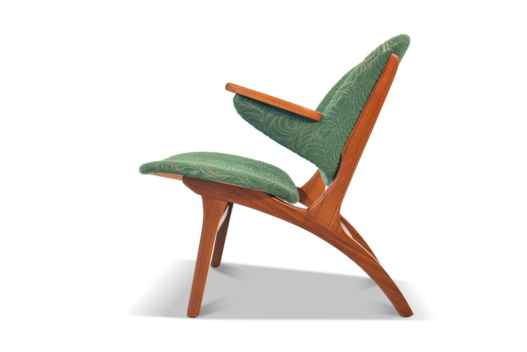 Scandinavian Modern Carl Edward Matthes Model 33A Lounge Chair in Teak